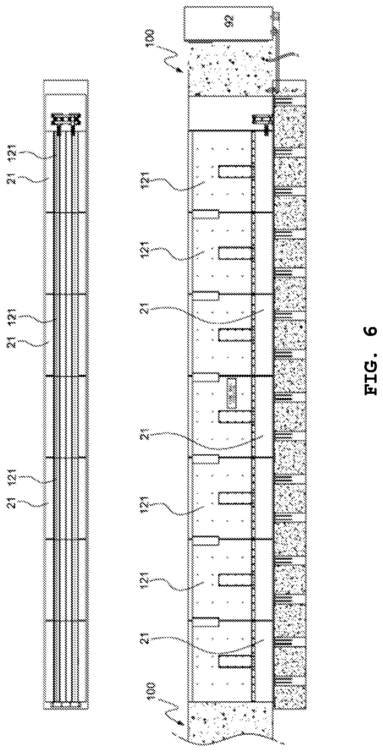 Patent US11773550 Figure 6 – Rotational deck with shock-reducing front block of emergency vehicle return apparatus for median strip
