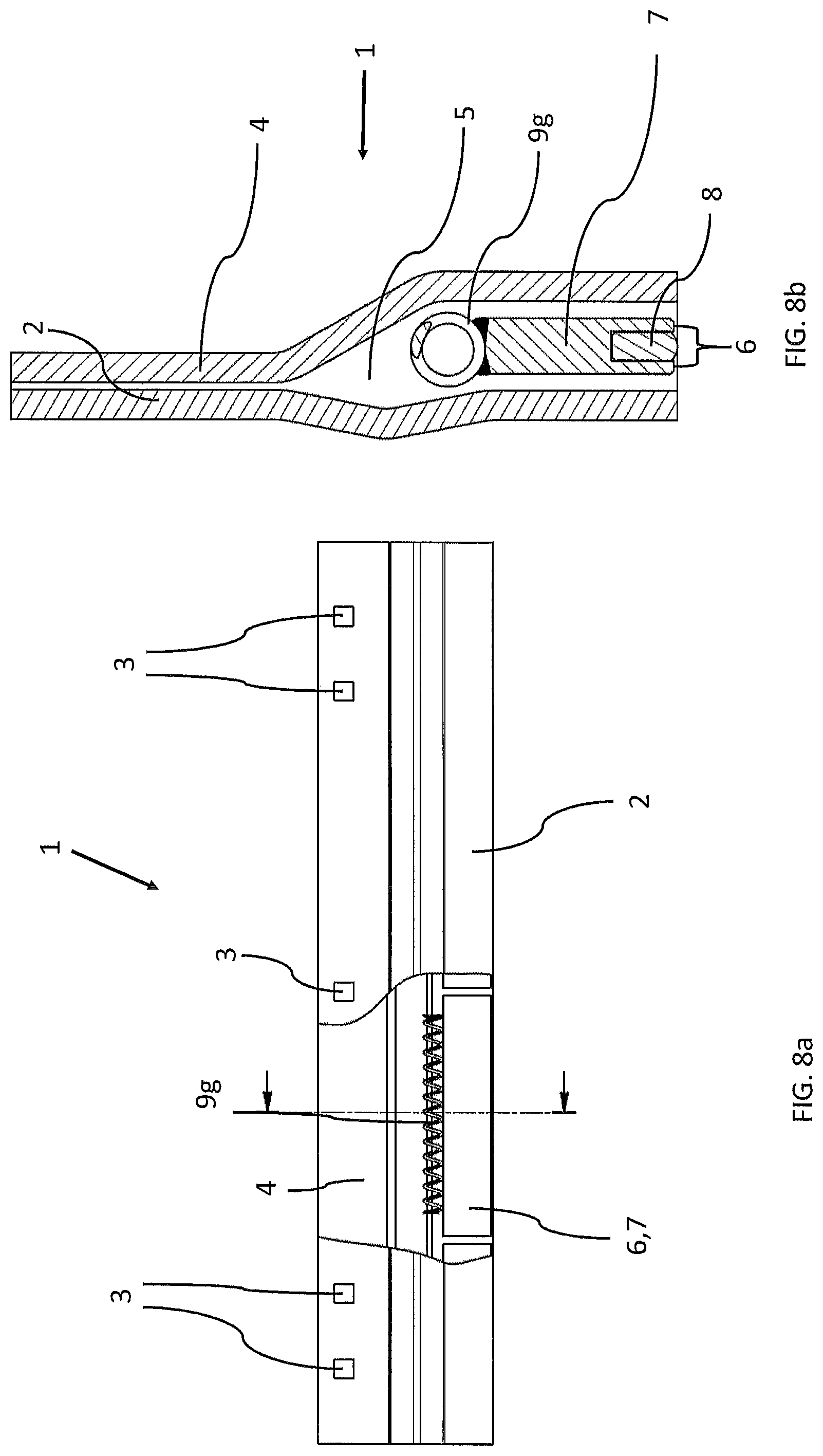 Patent US11773551 Figure 8 – Clearing strip for use at high speeds and for long clearing stretches