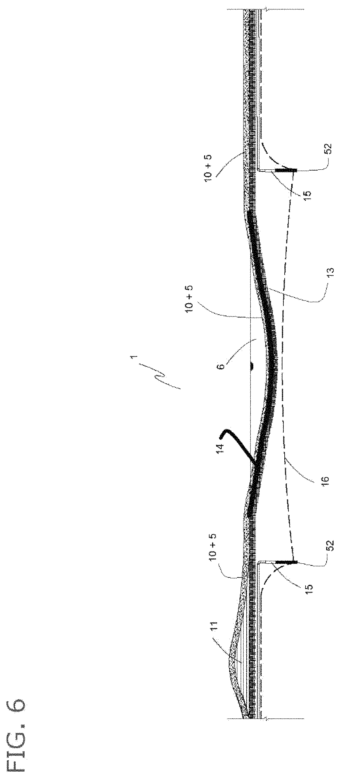 Patent US11773552 Figure 6 – Process of implementation of artificial beach of running water for recreation