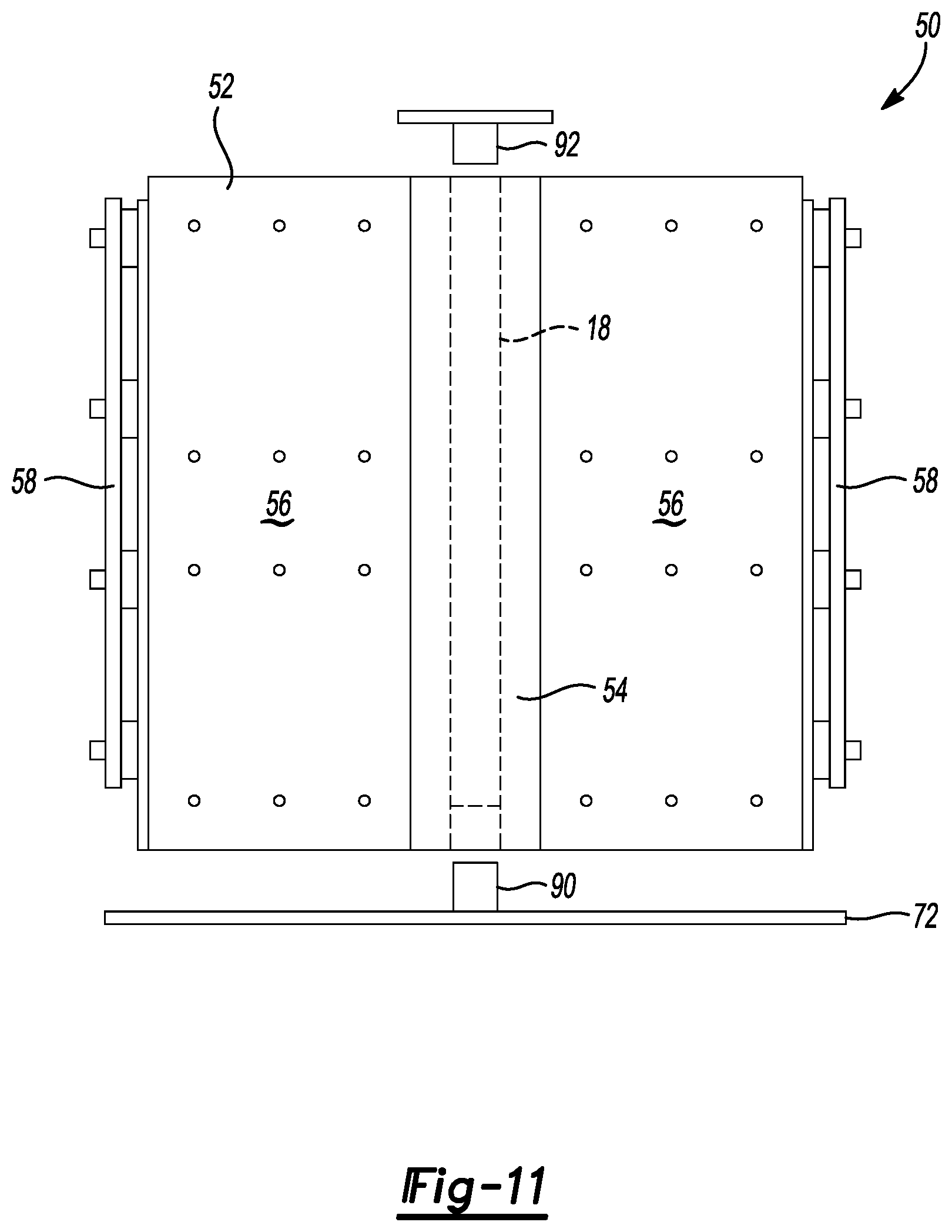 Patent US11773553 Figure 8 – Sectional reinforced concrete seawall