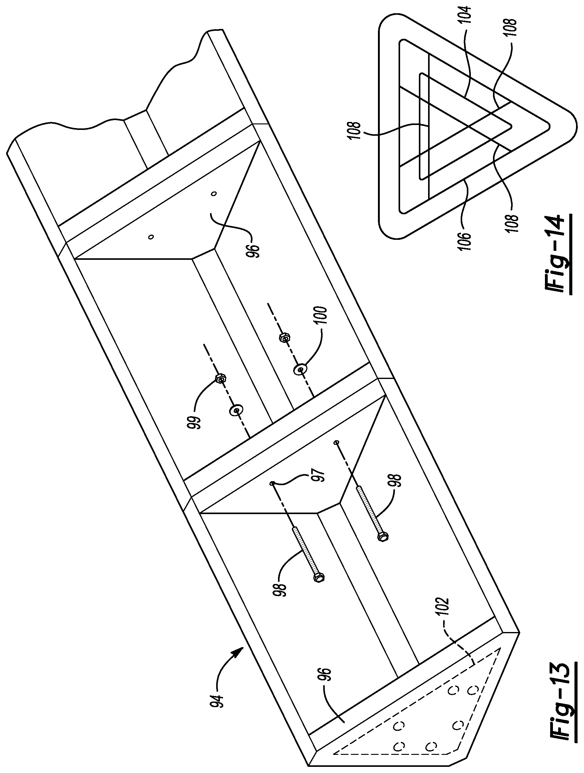 Patent US11773553 Figure 10 – Sectional reinforced concrete seawall