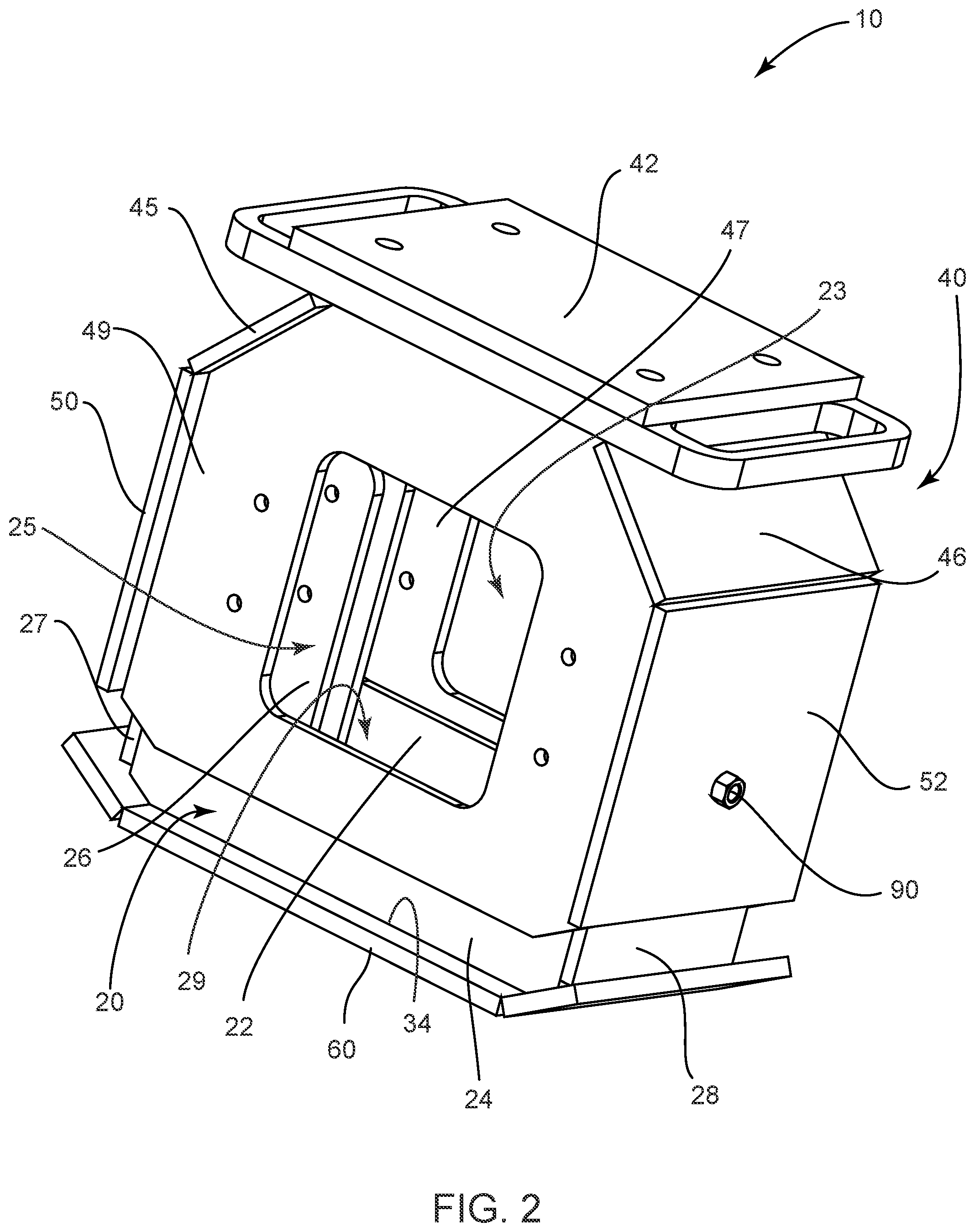 Patent US11773556 Figure 2 – Vibratory compactor