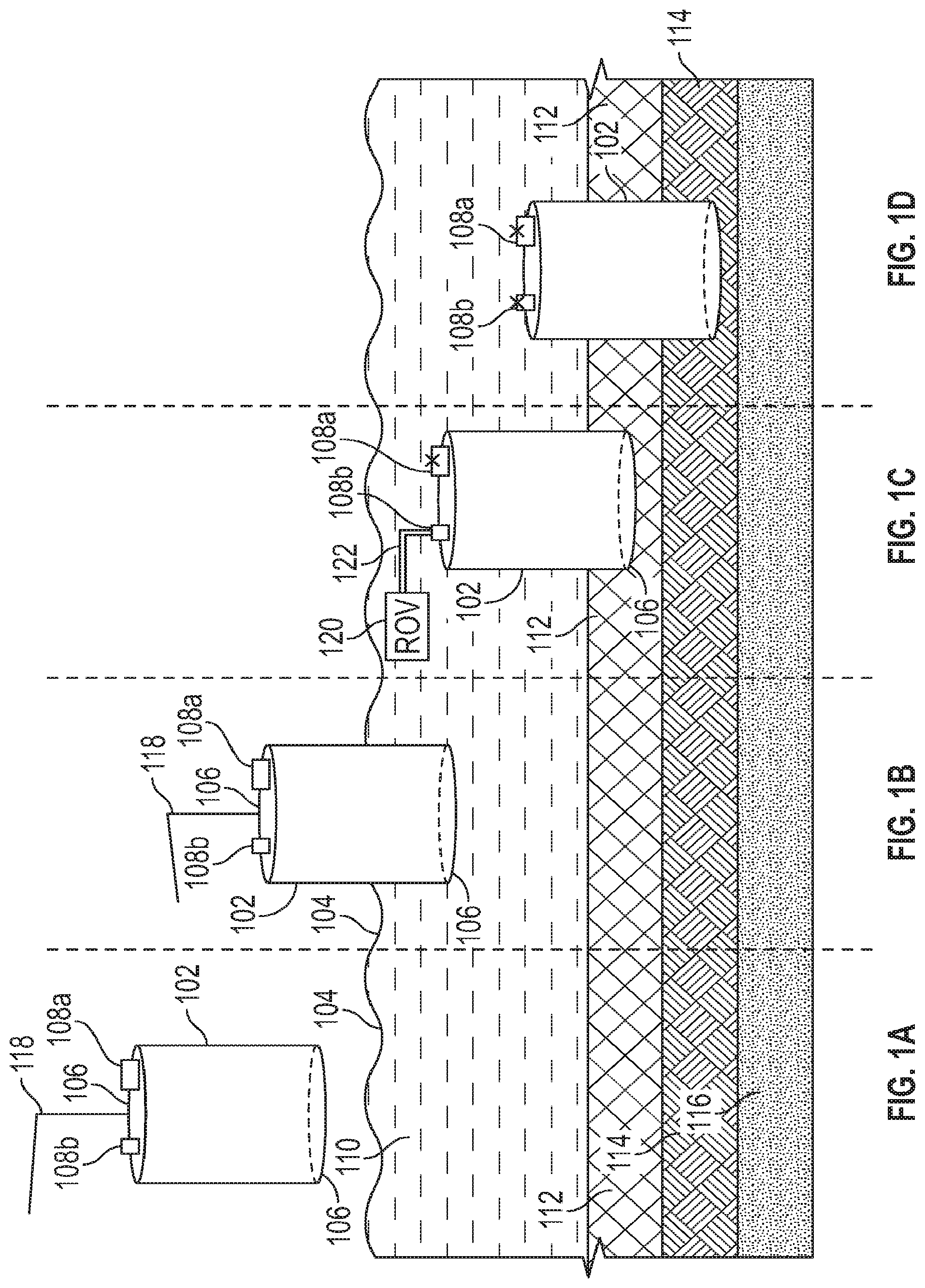 Patent US11773557 Figure 1 – Suction pile equipment