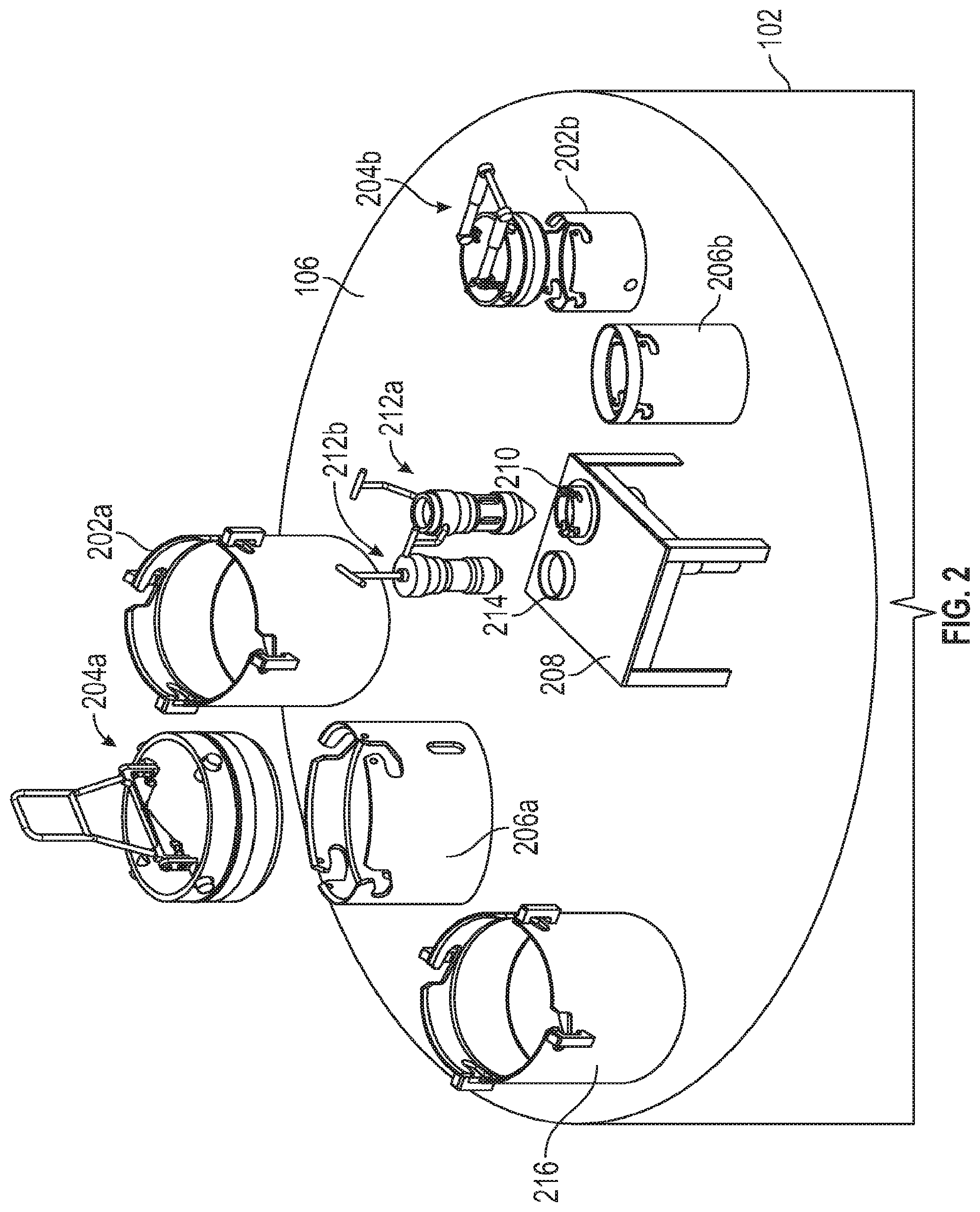 Patent US11773557 Figure 2 – Suction pile equipment