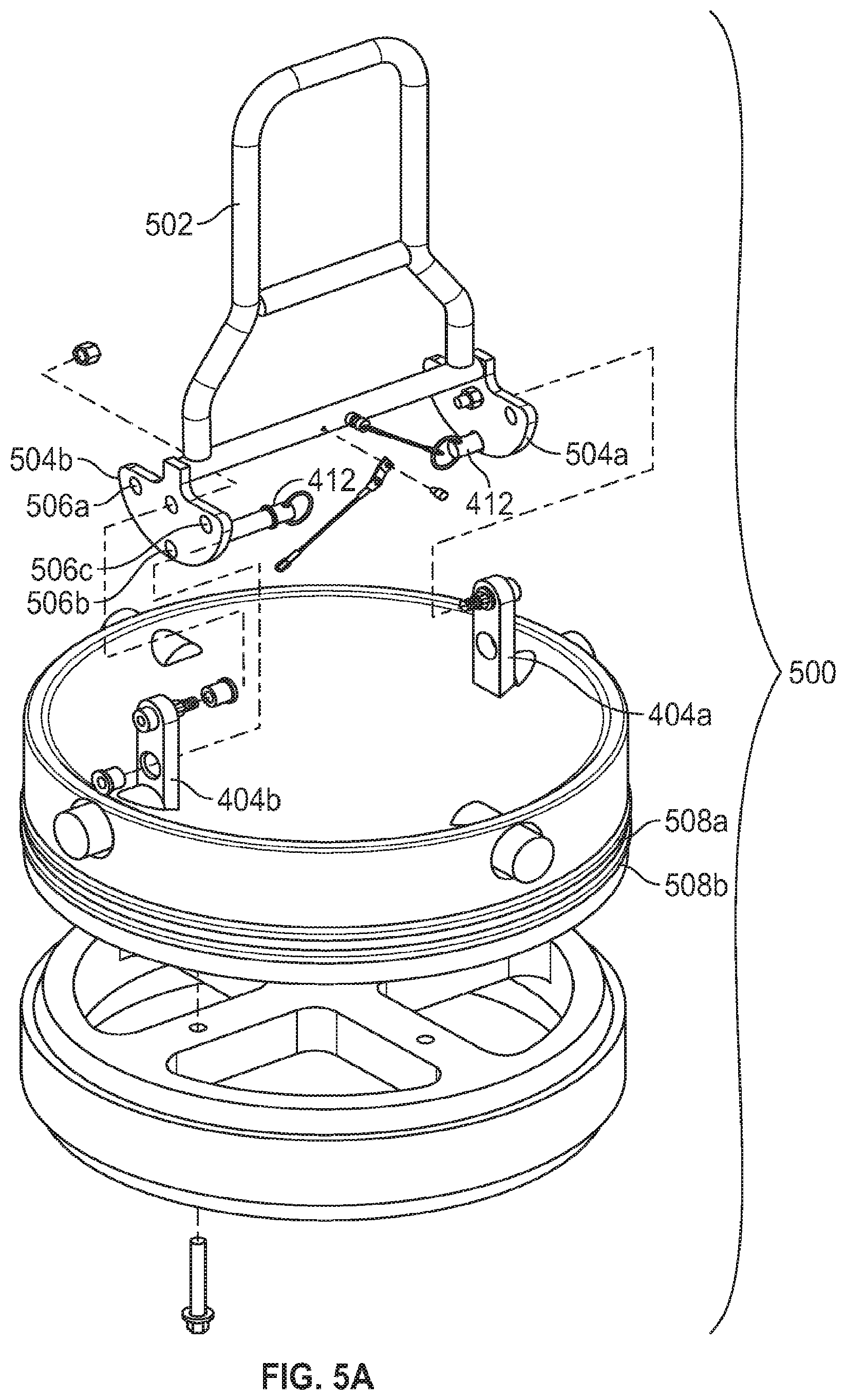Patent US11773557 Figure 6 – Suction pile equipment