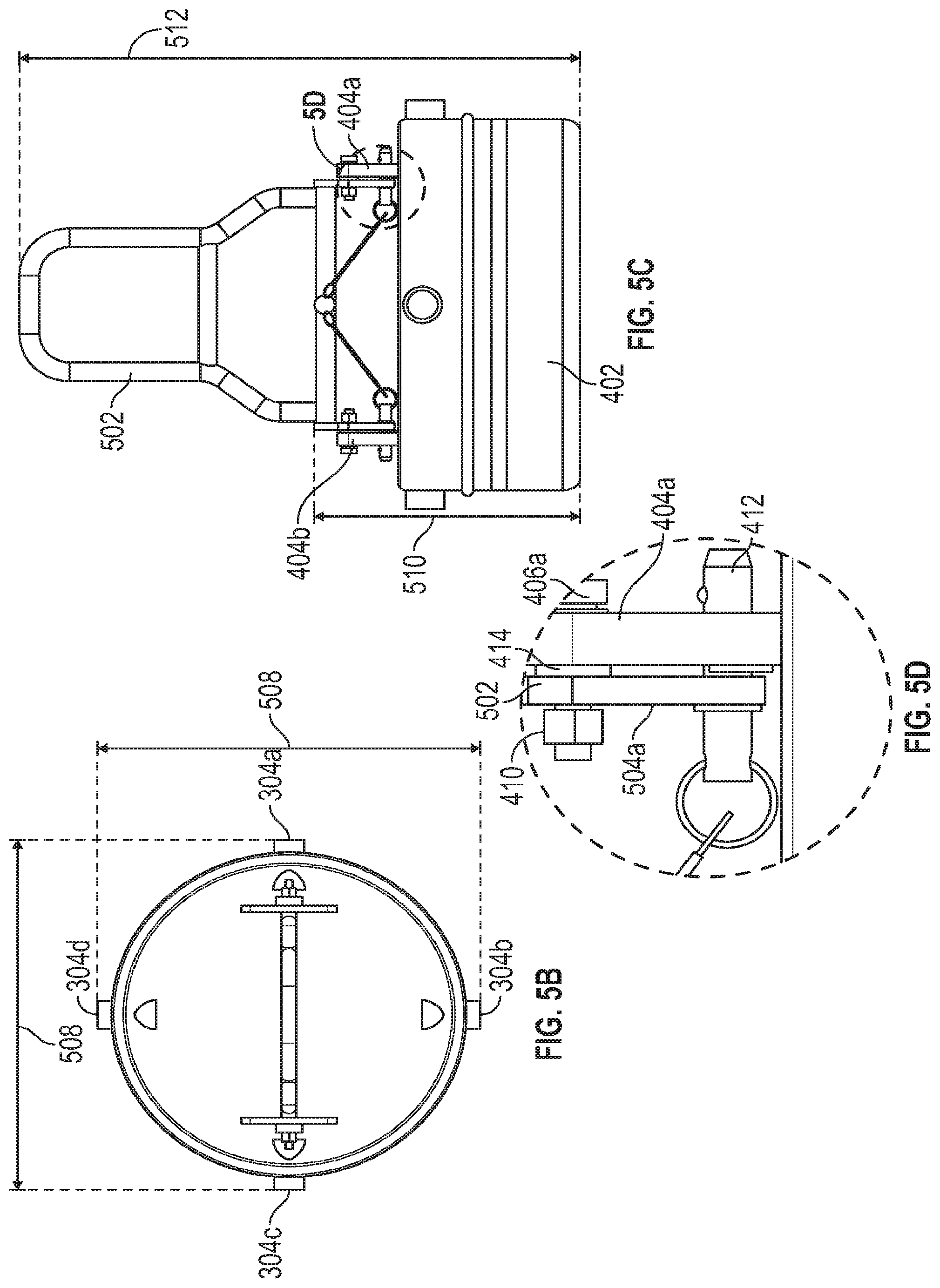 Patent US11773557 Figure 7 – Suction pile equipment