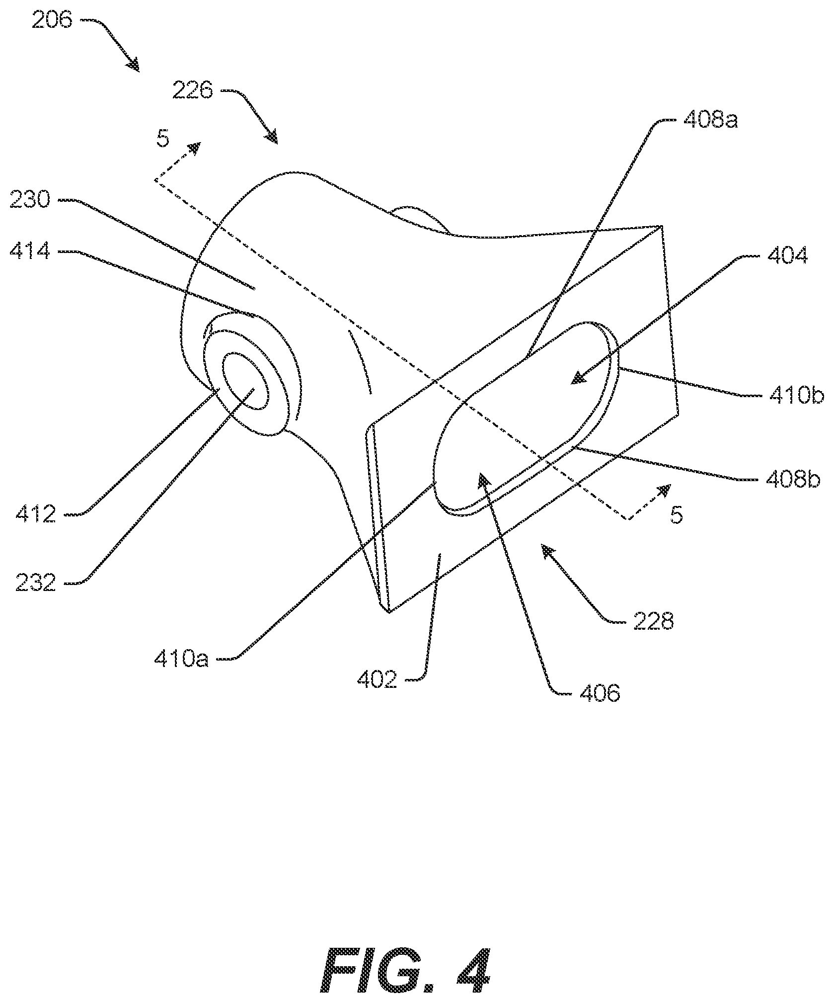 Patent US11773563 Figure 4 – Dipper handle