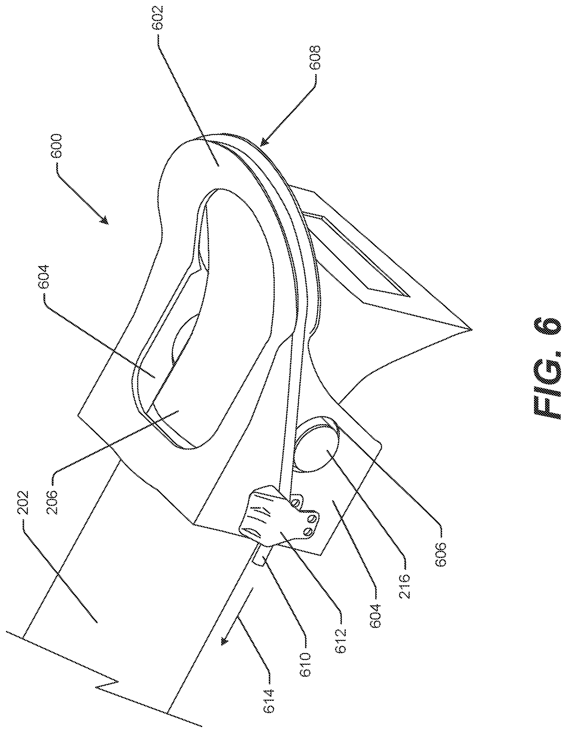 Patent US11773563 Figure 6 – Dipper handle