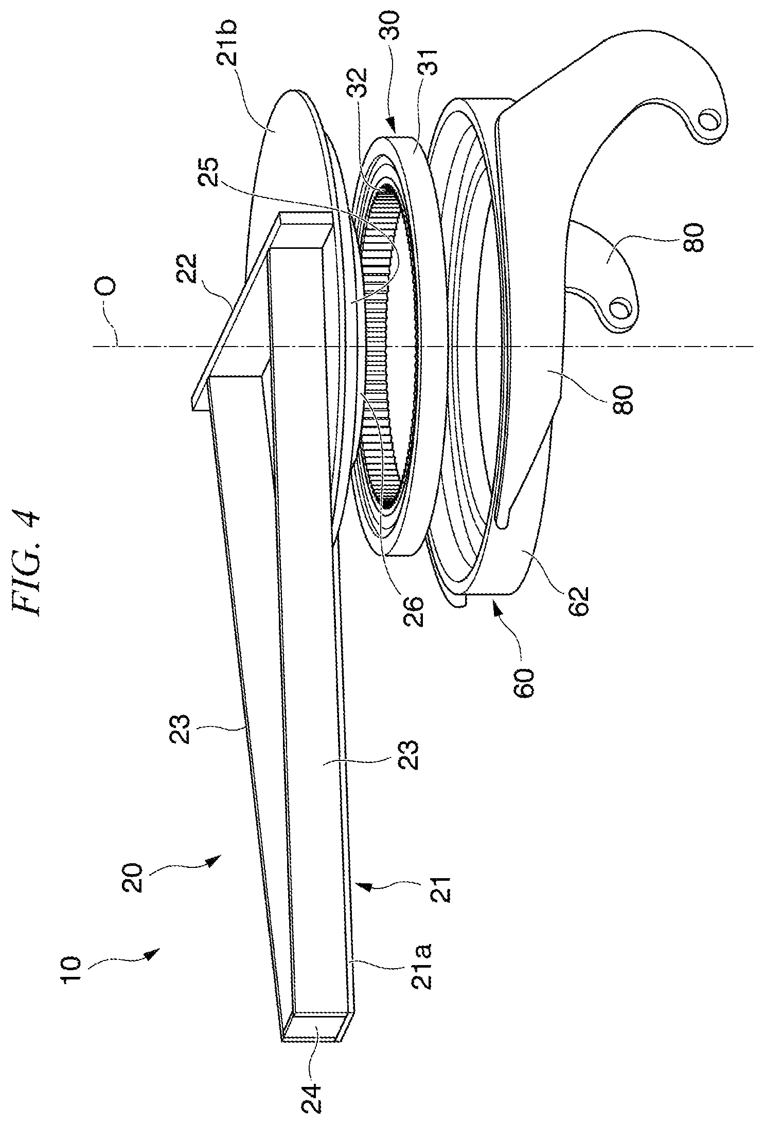 Patent US11773564 Figure 3 – Work equipment for motor grader