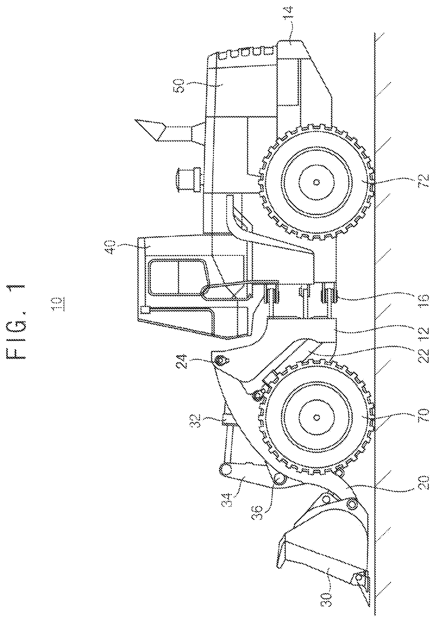 Patent US11773568 Figure 1 – Braking control device and braking control method of construction machine