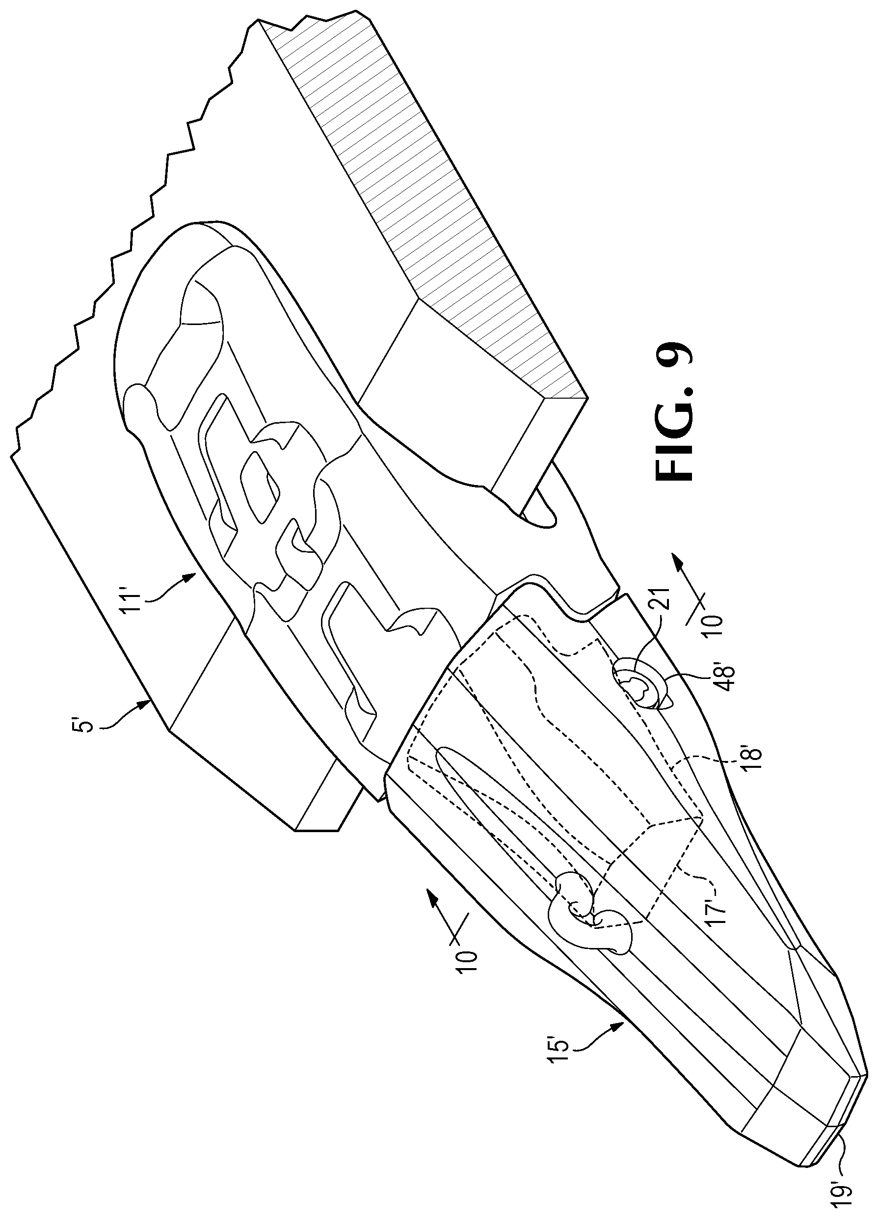 Patent US11773570 Figure 9 – Monitoring ground engaging products for earth working equipment