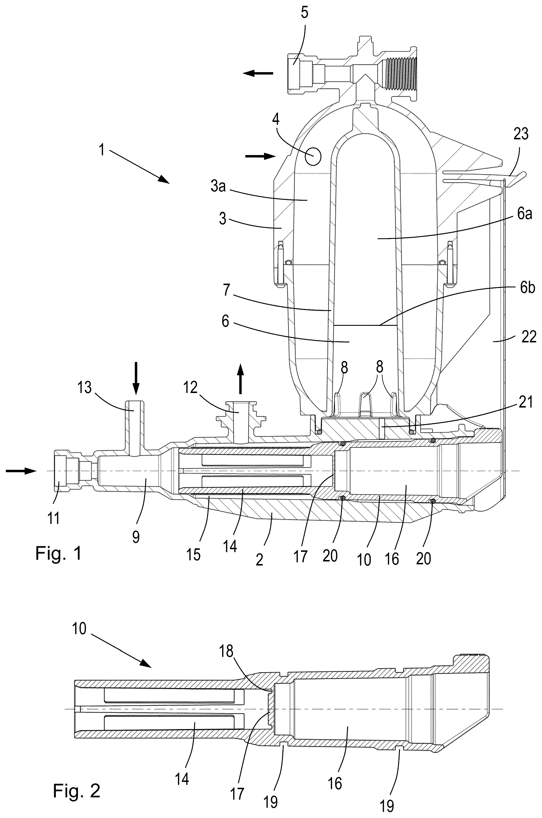 Patent US11773572 Figure 1 – Frost protection apparatus for water supply apparatus in recreational vehicles