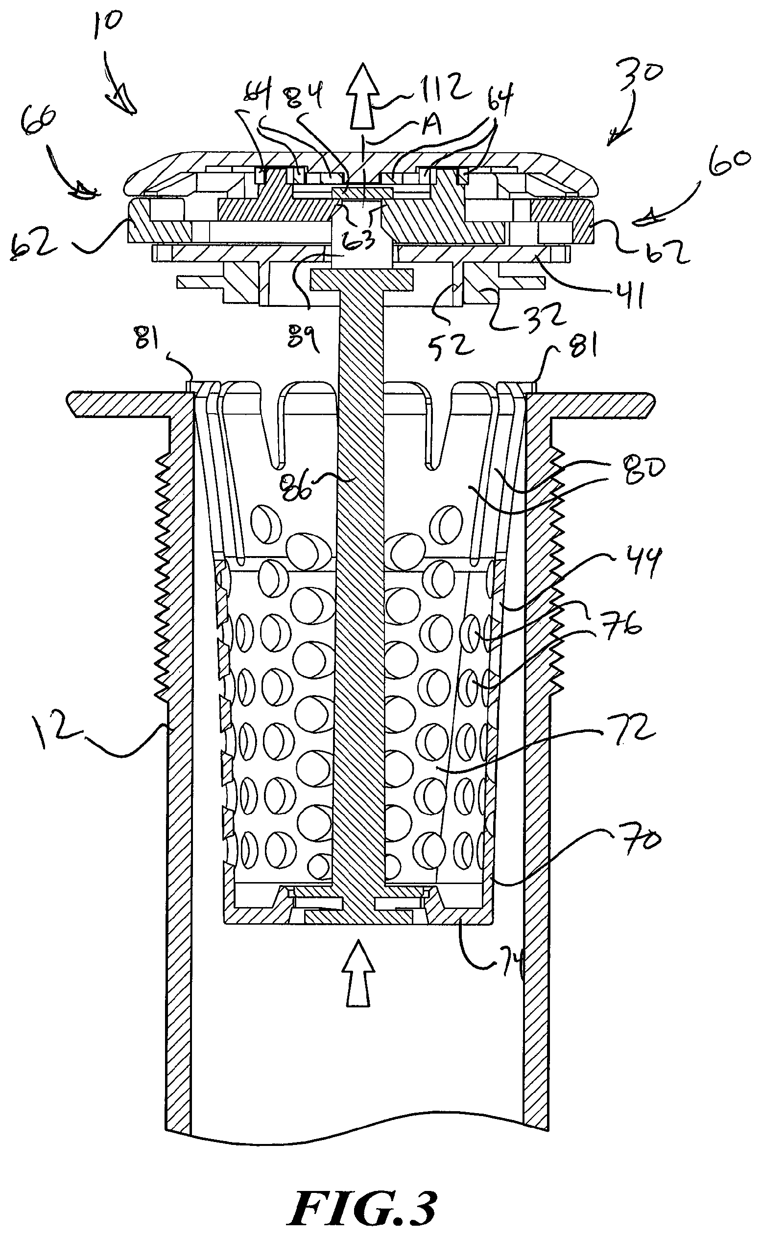 Patent US11773574 Figure 3 – Drain strainer