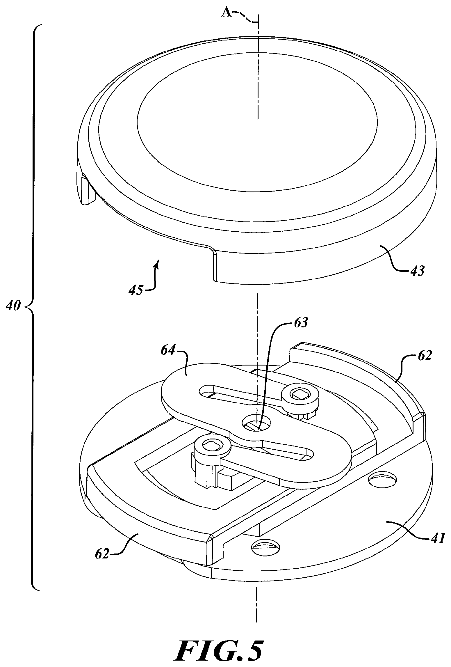 Patent US11773574 Figure 5 – Drain strainer
