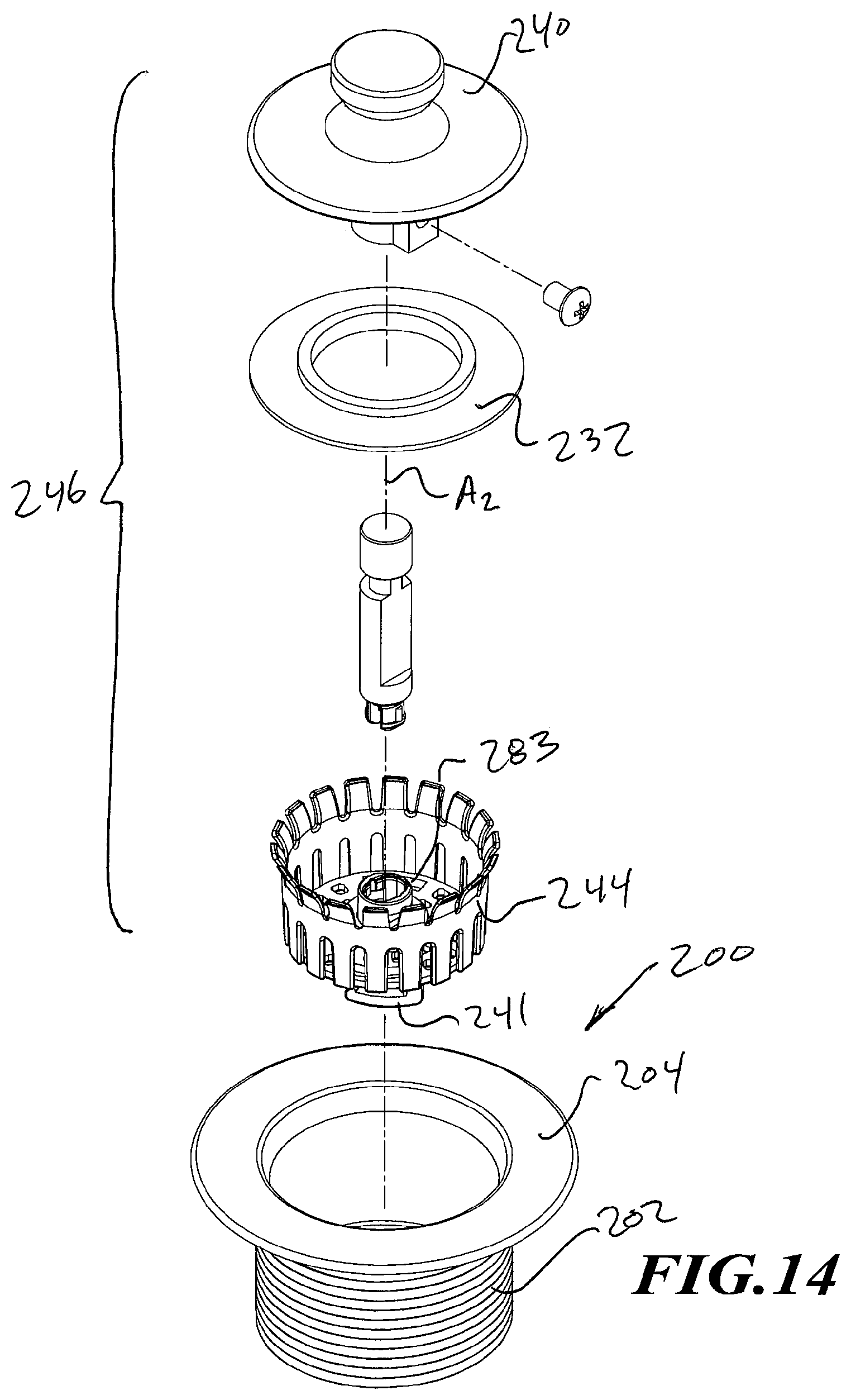 Patent US11773574 Figure 11 – Drain strainer