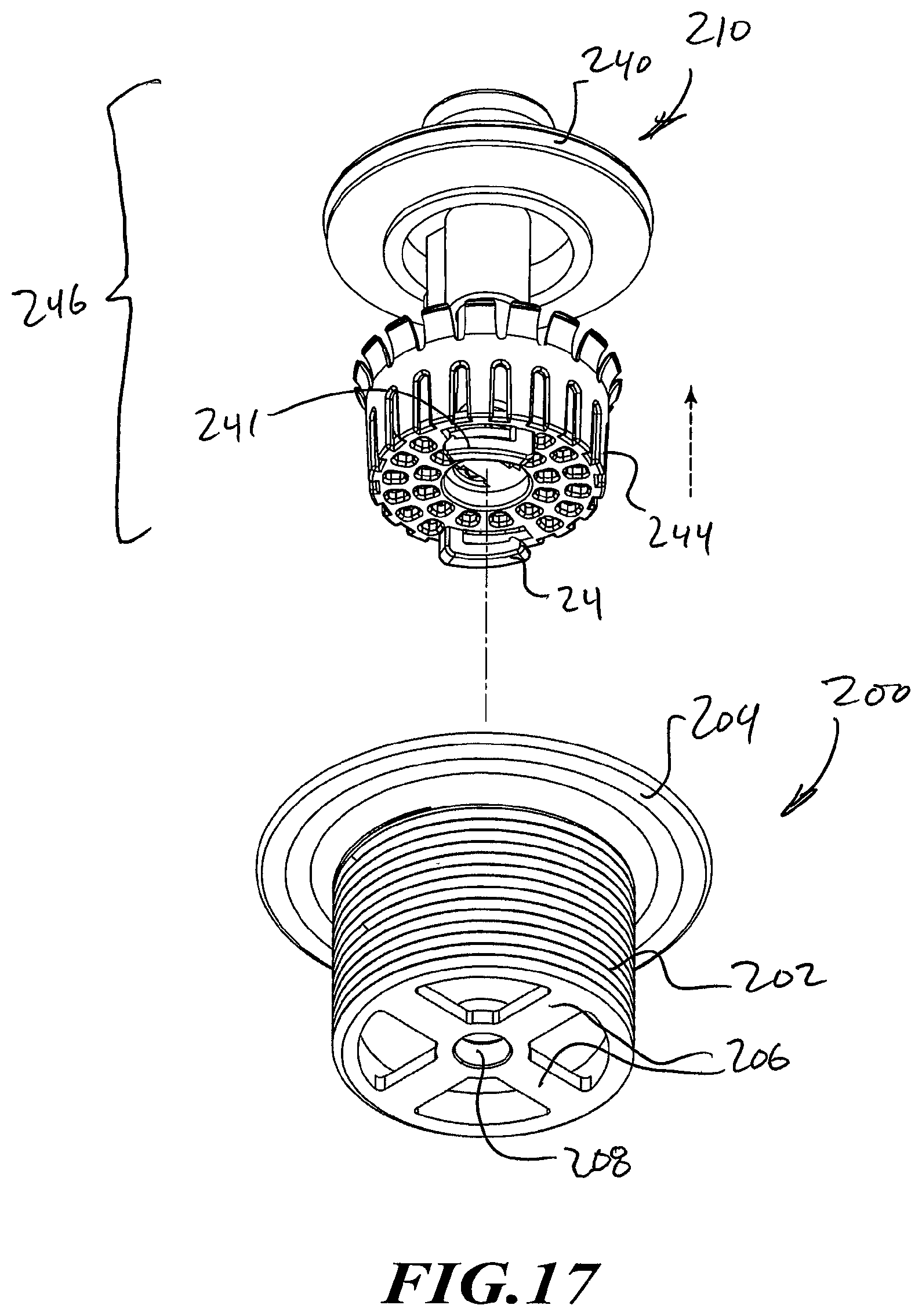 Patent US11773574 Figure 13 – Drain strainer