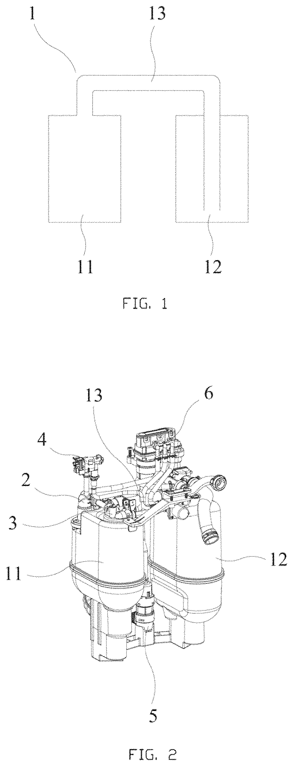Patent US11773576 Figure 1 – Pressure flushing system and toilet