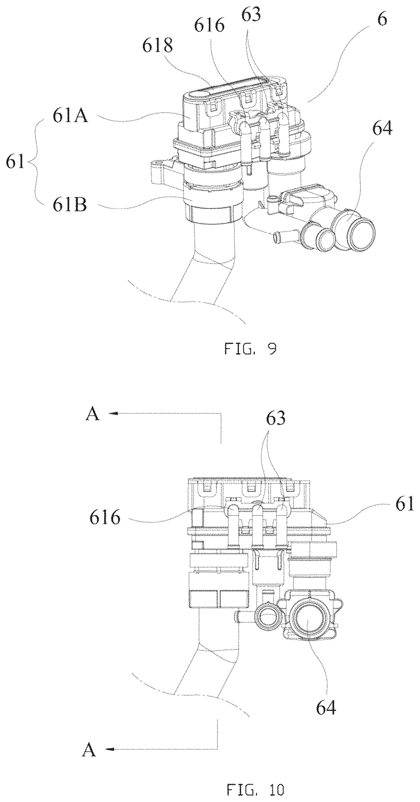 Patent US11773576 Figure 7 – Pressure flushing system and toilet