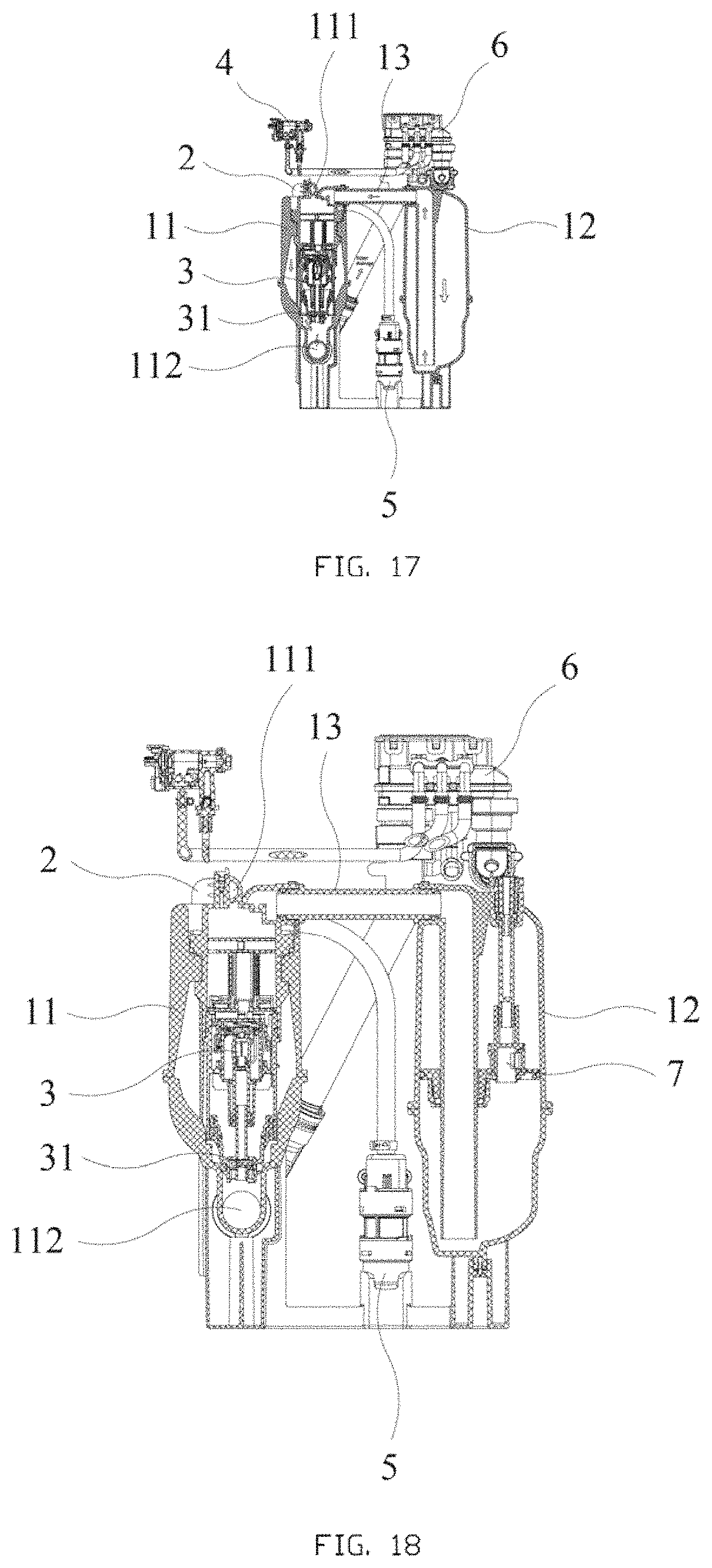 Patent US11773576 Figure 11 – Pressure flushing system and toilet