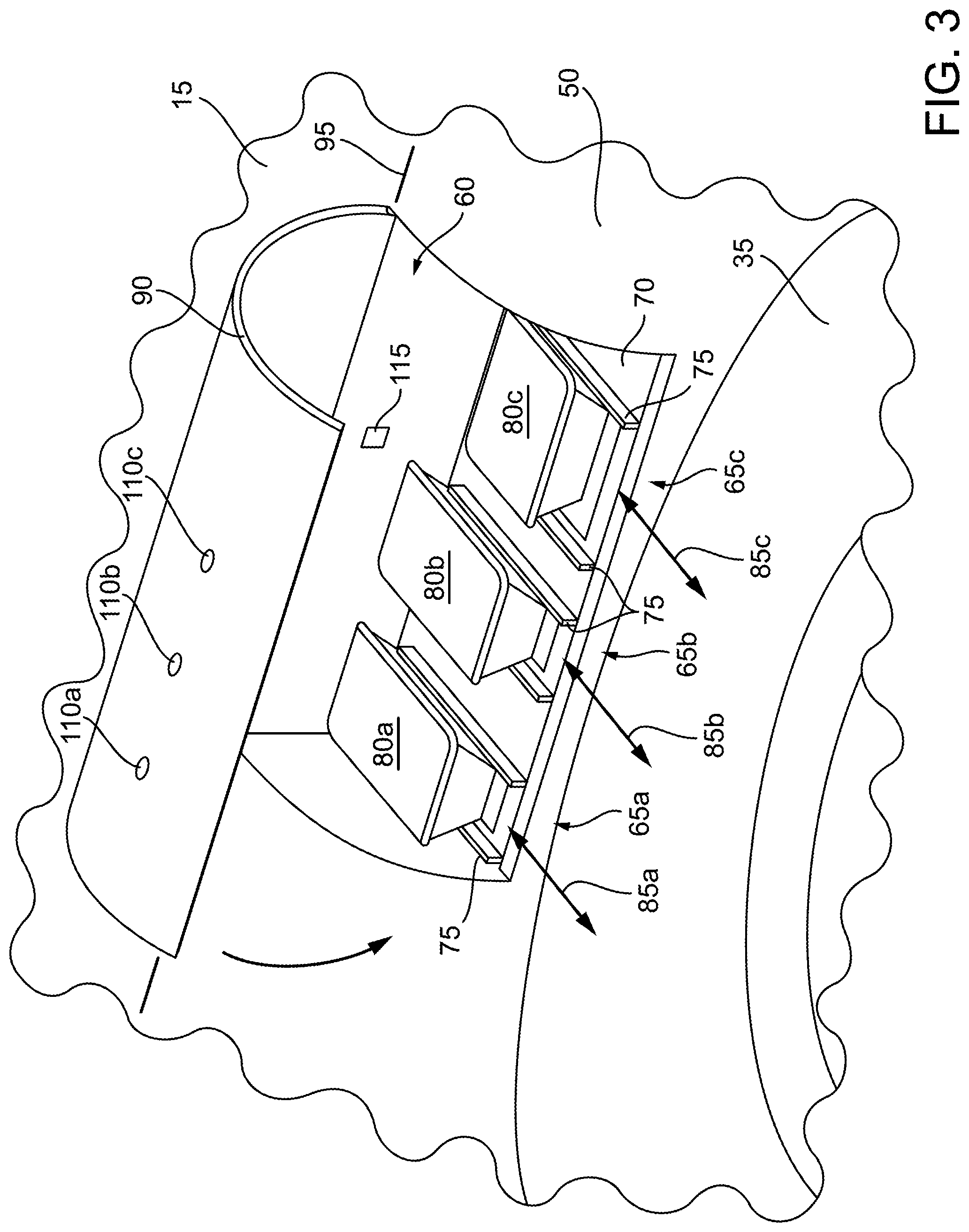 Patent US11773579 Figure 3 – Washing toilet seat