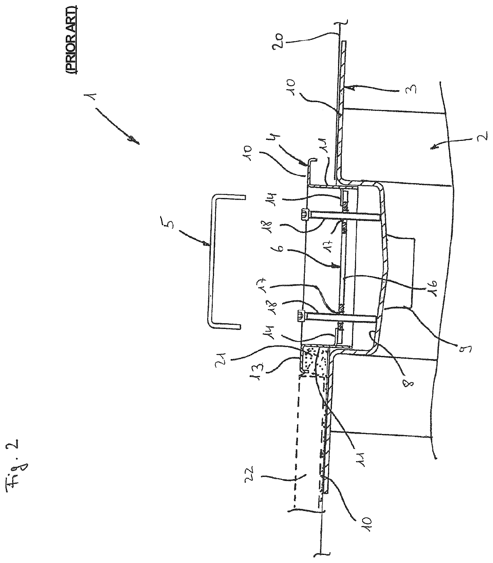 Patent US11773580 Figure 2 – Frame for a floor drain