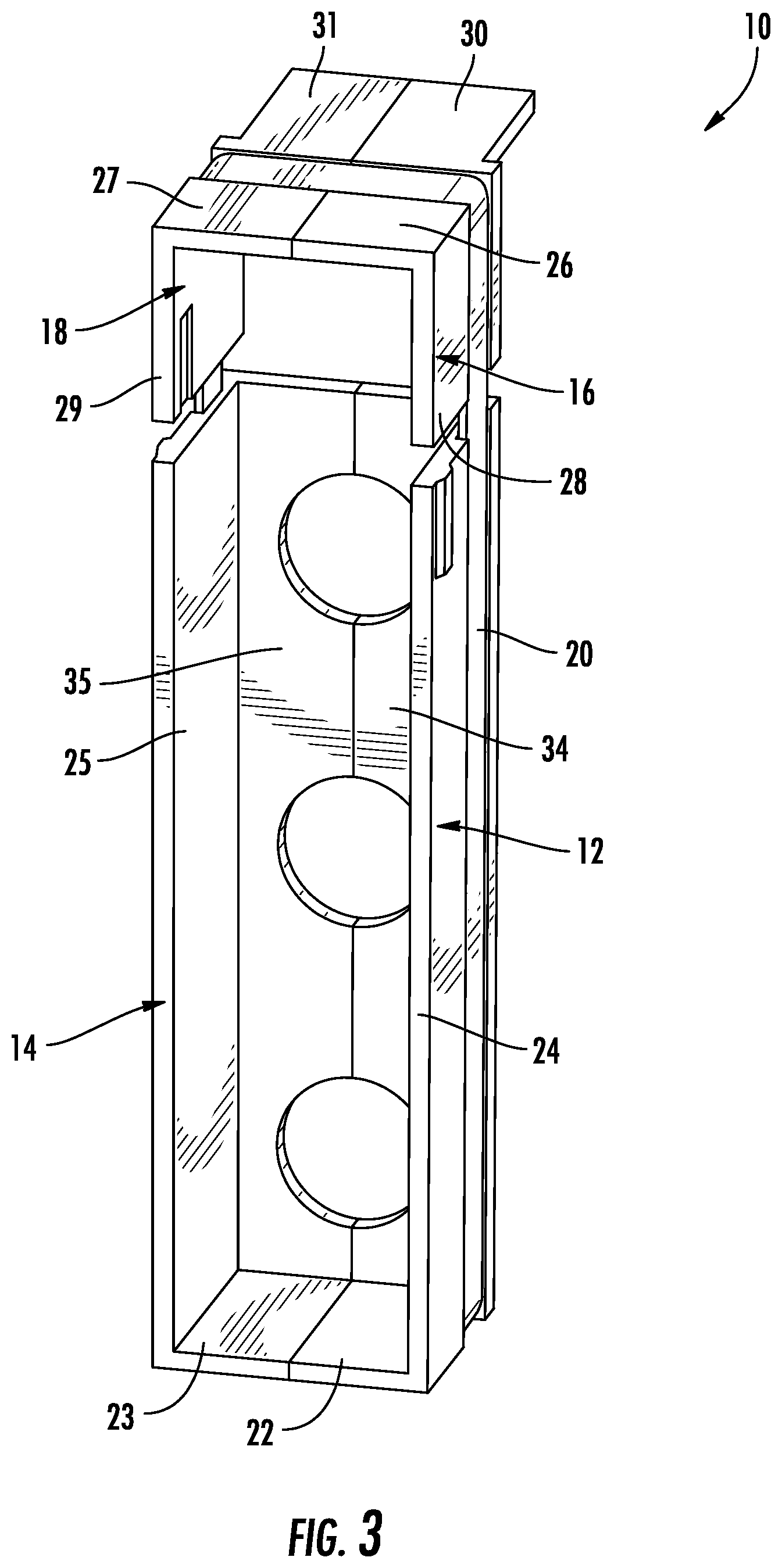 Patent US11773582 Figure 3 – Expandable hanger for beam
