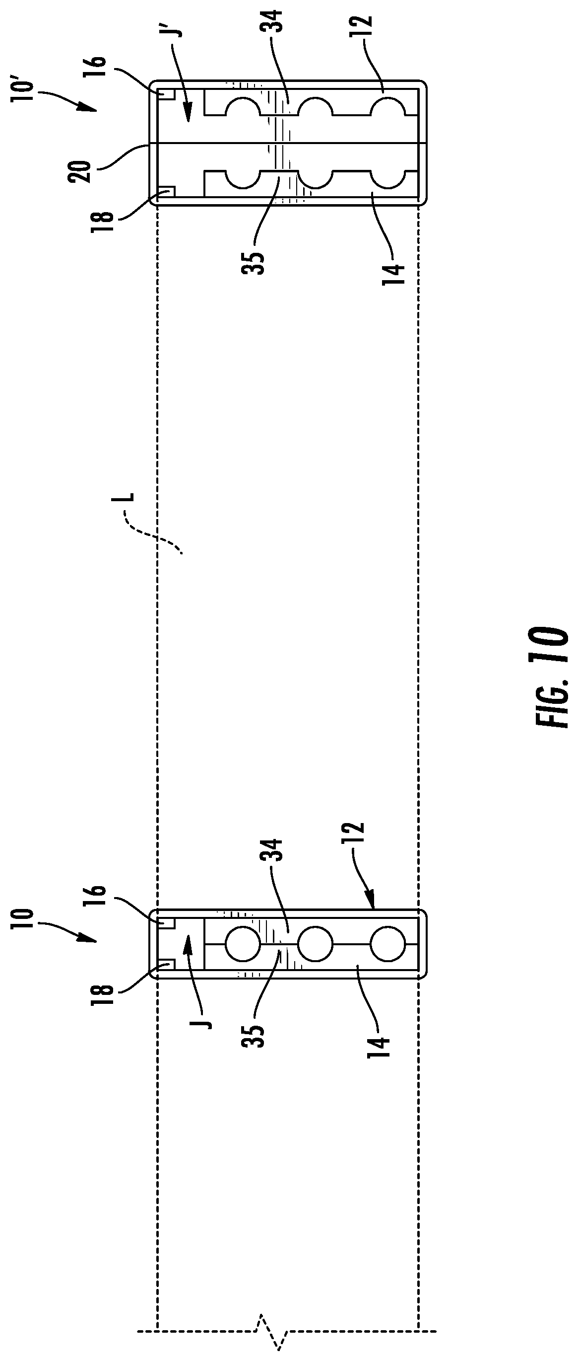 Patent US11773582 Figure 10 – Expandable hanger for beam