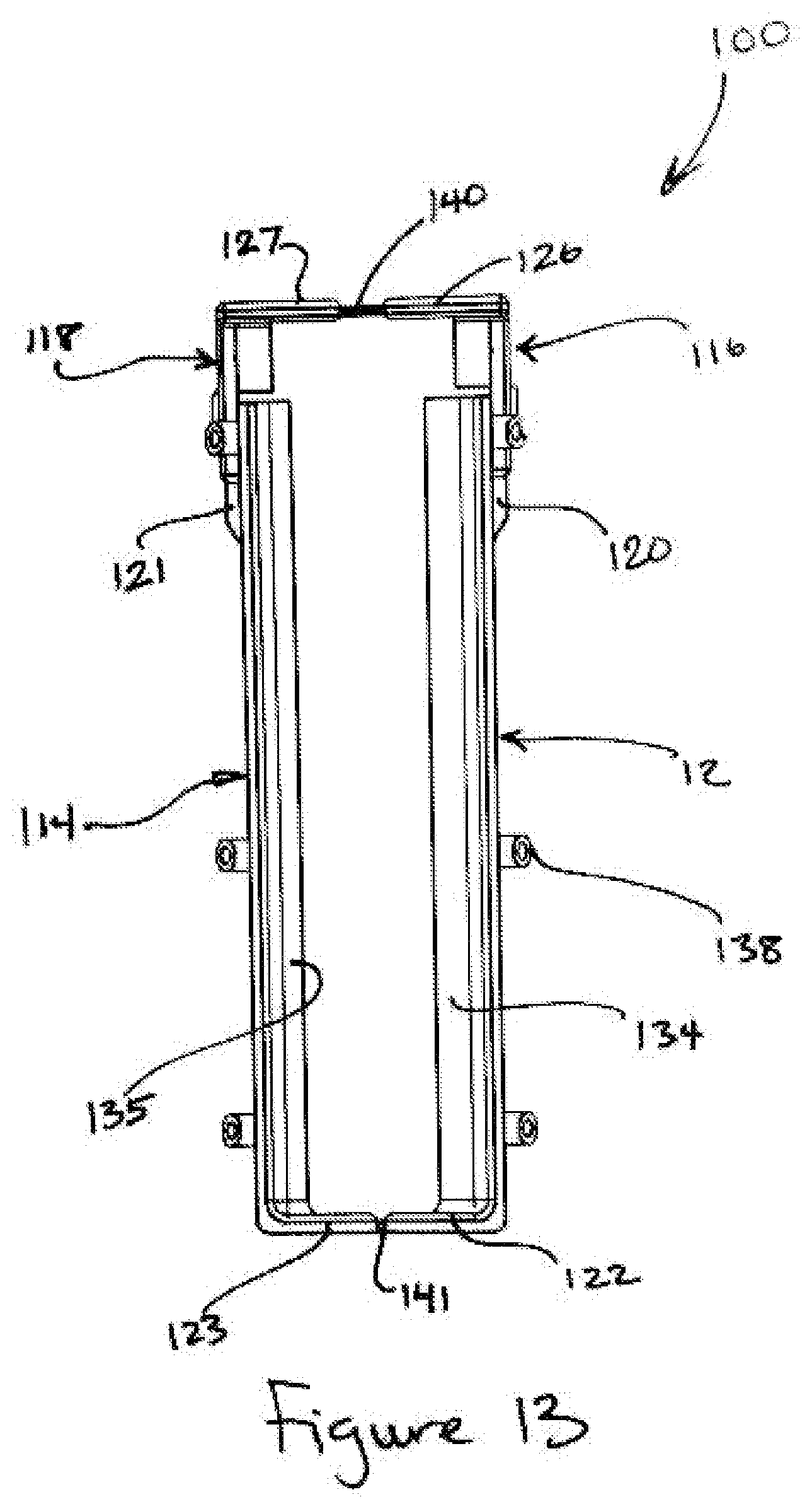 Patent US11773582 Figure 13 – Expandable hanger for beam