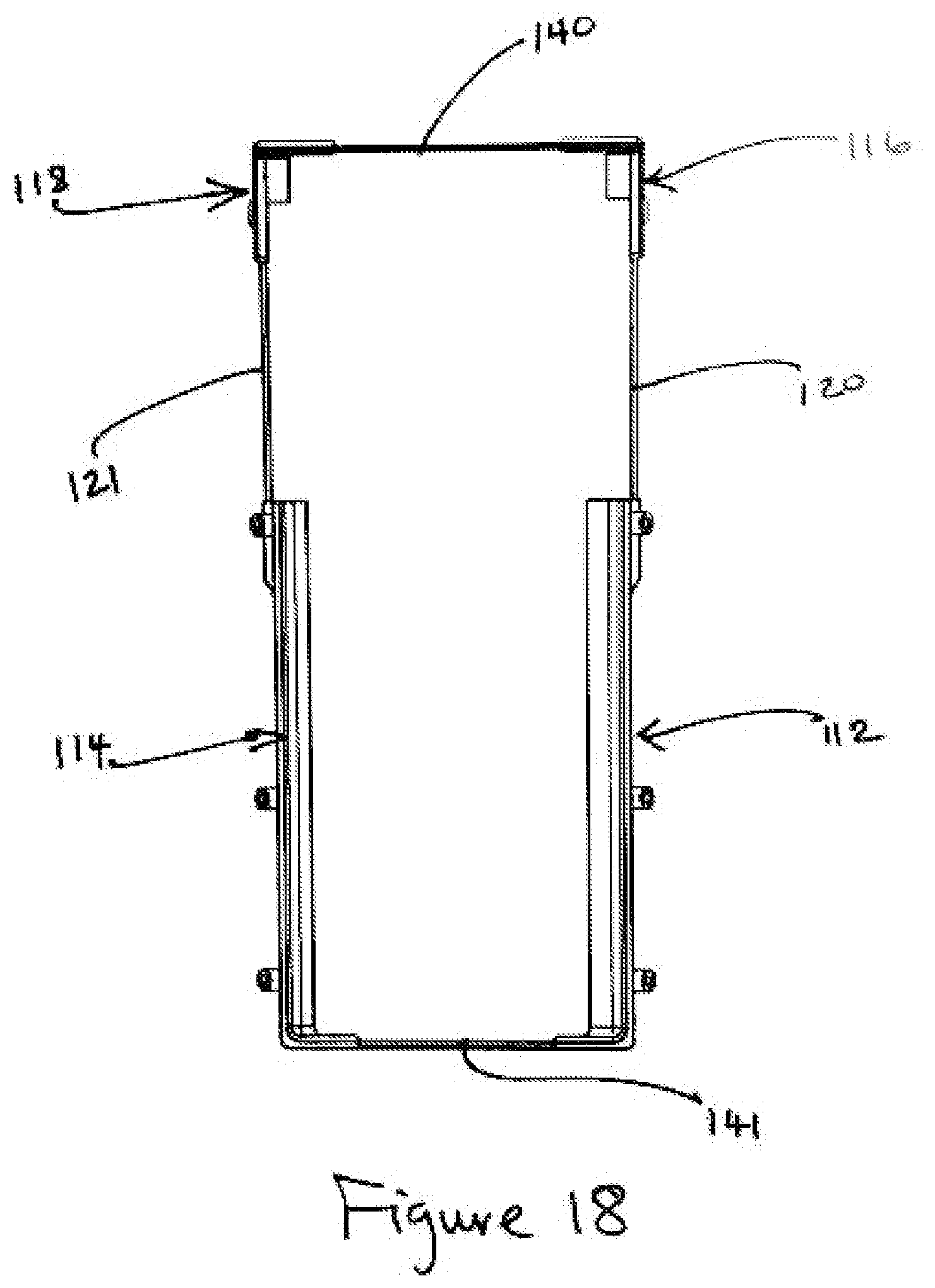 Patent US11773582 Figure 18 – Expandable hanger for beam