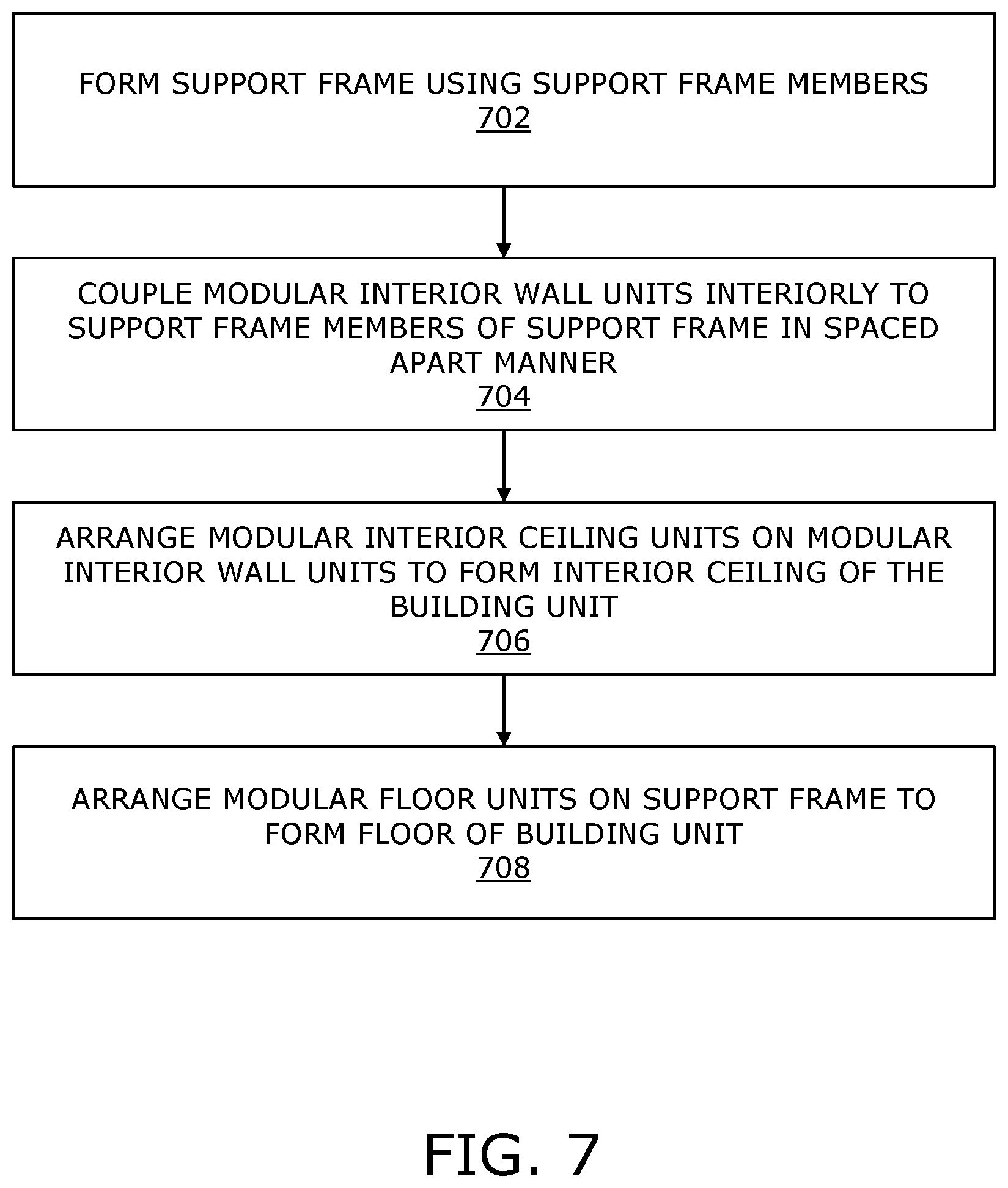 Patent US11773583 Figure 8 – Building unit, method for manufacturing building unit and building