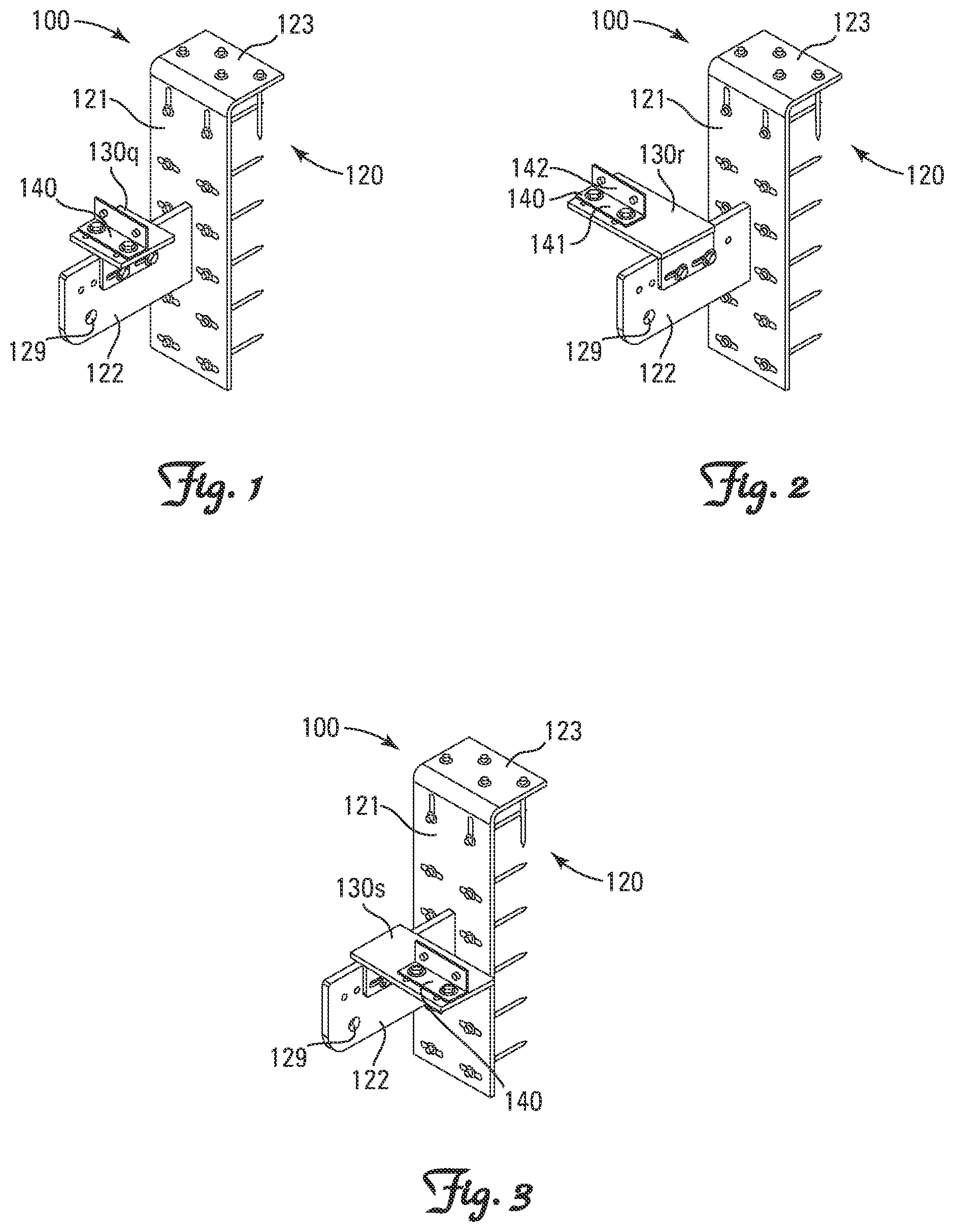 Patent US11773584 Figure 1 – Universal seat plate mounting brackets