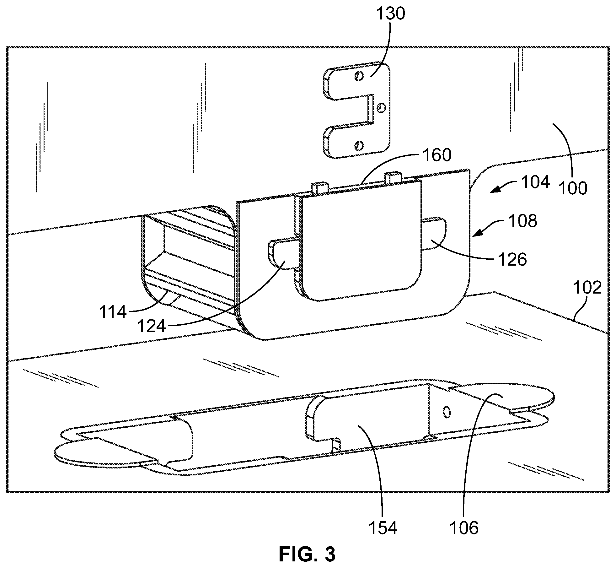 Patent US11773585 Figure 3 – Systems and methods for coupling composite panels