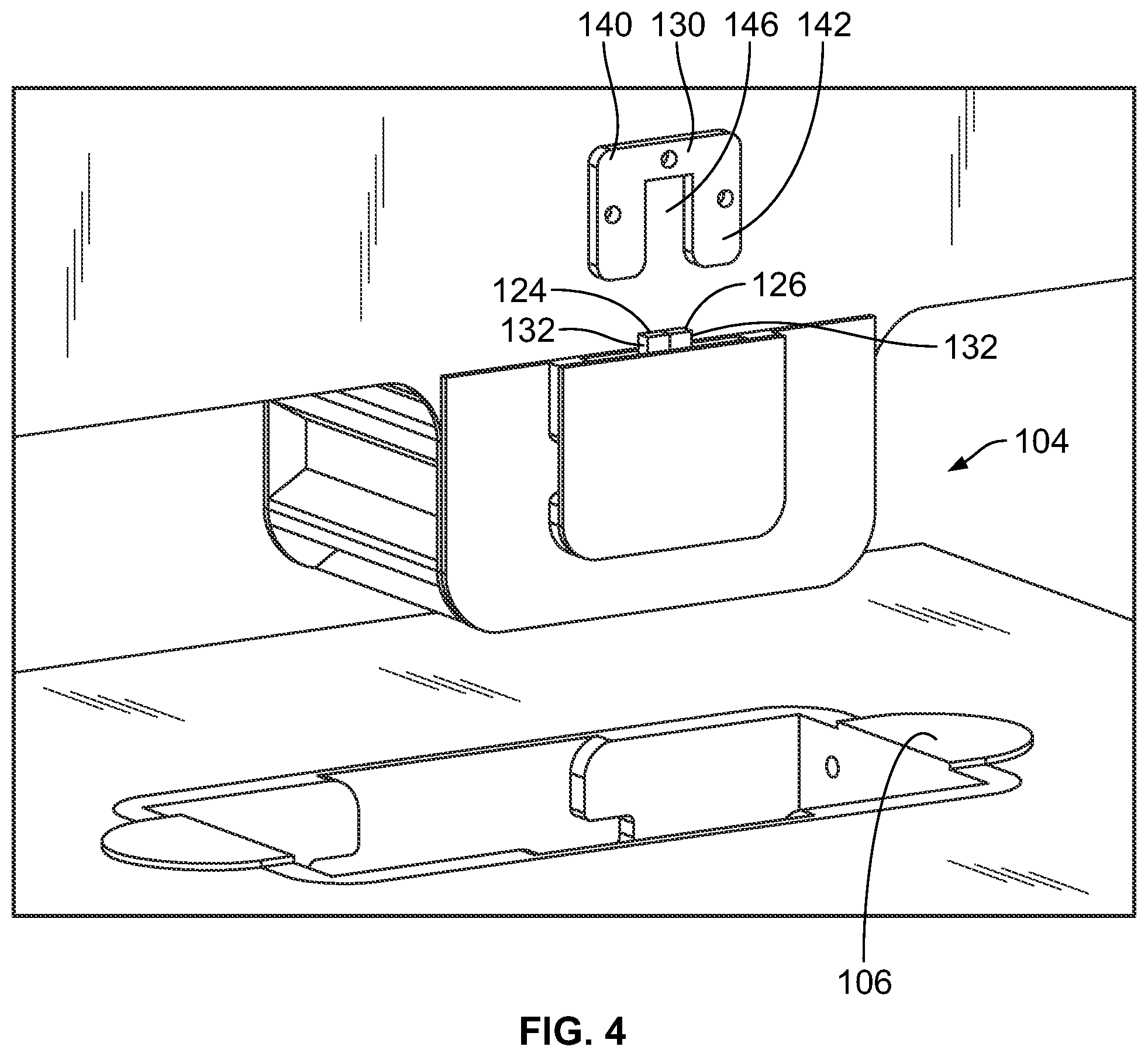 Patent US11773585 Figure 4 – Systems and methods for coupling composite panels