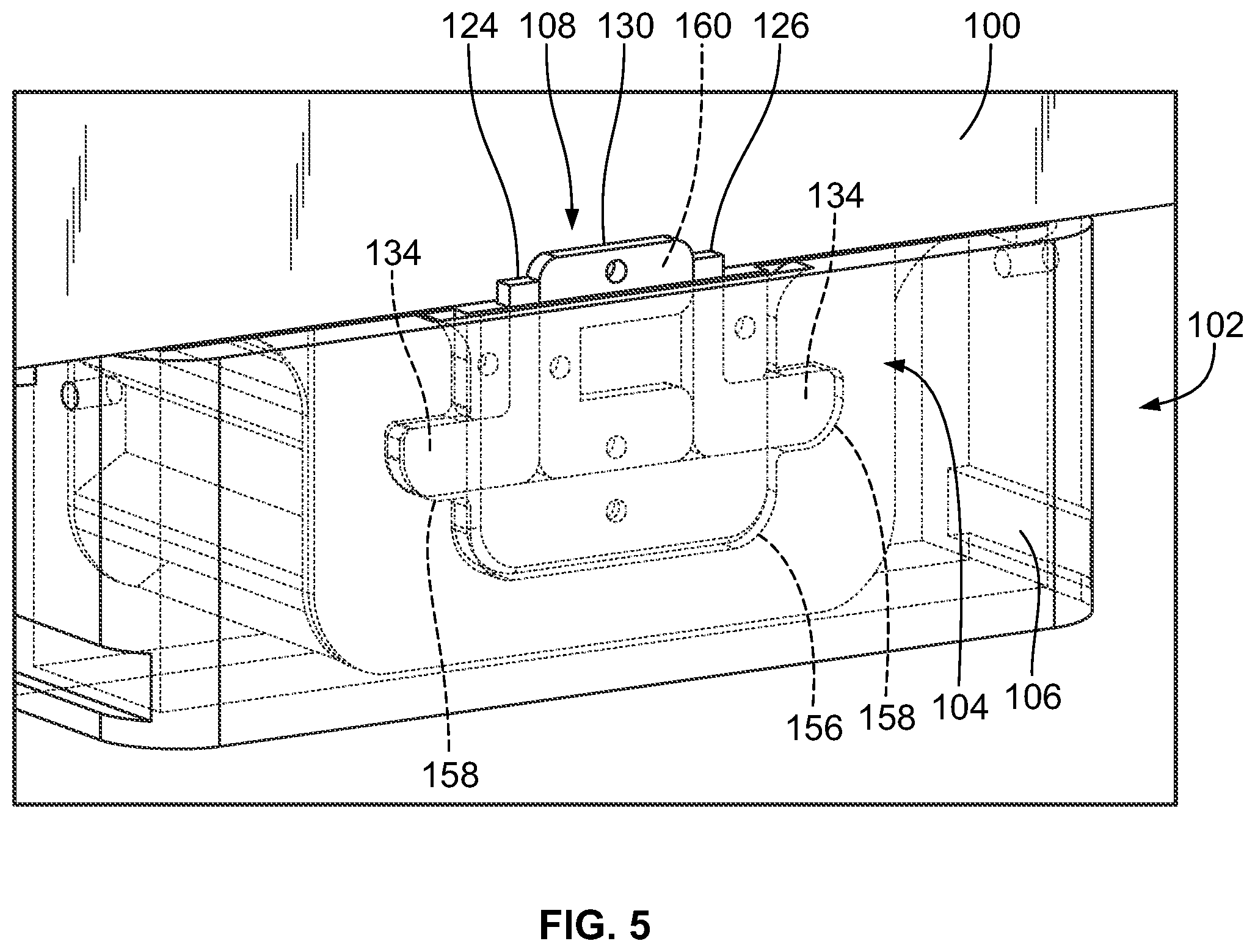 Patent US11773585 Figure 5 – Systems and methods for coupling composite panels