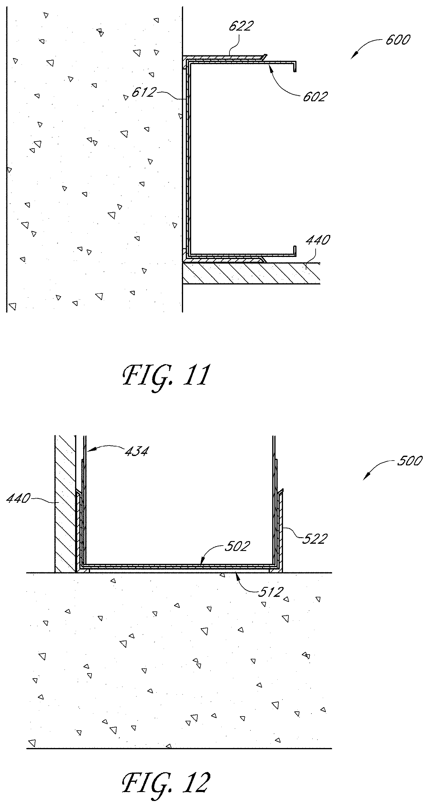 Patent US11773587 Figure 10 – Two-piece track system