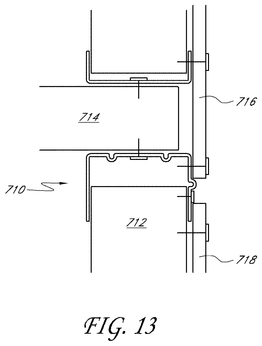 Patent US11773587 Figure 11 – Two-piece track system