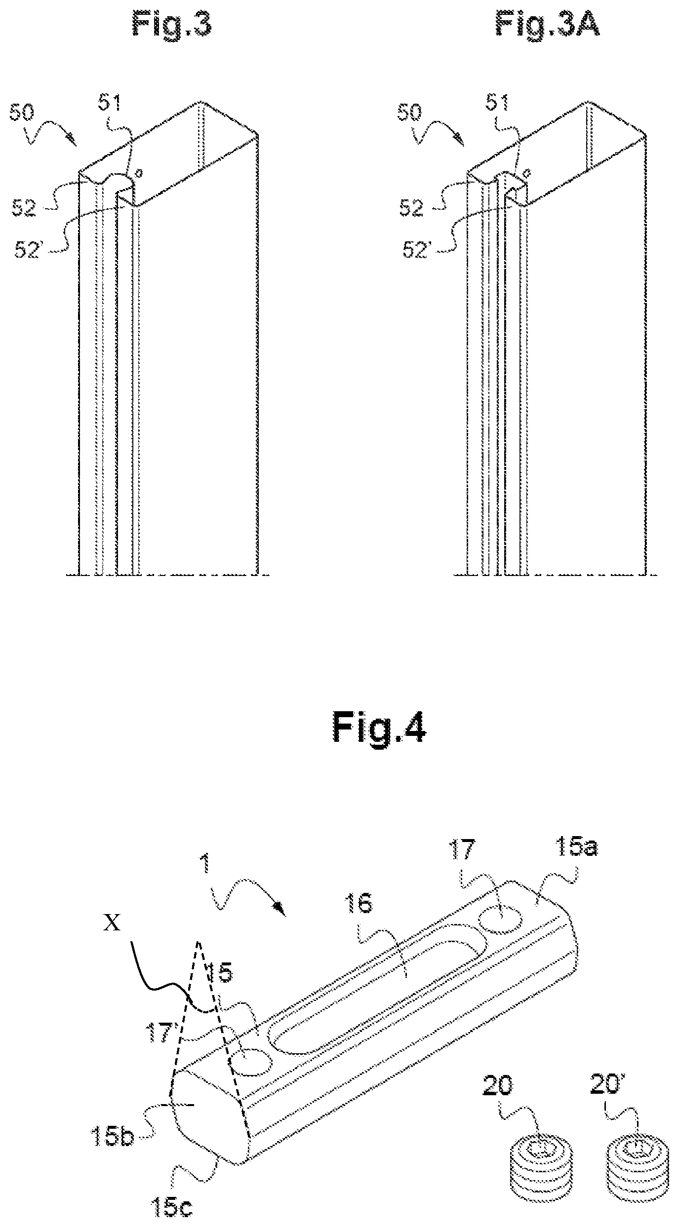 Patent US11773588 Figure 2 – Toggle insert for receiving a toggle assembly in a steel curtain wall structure