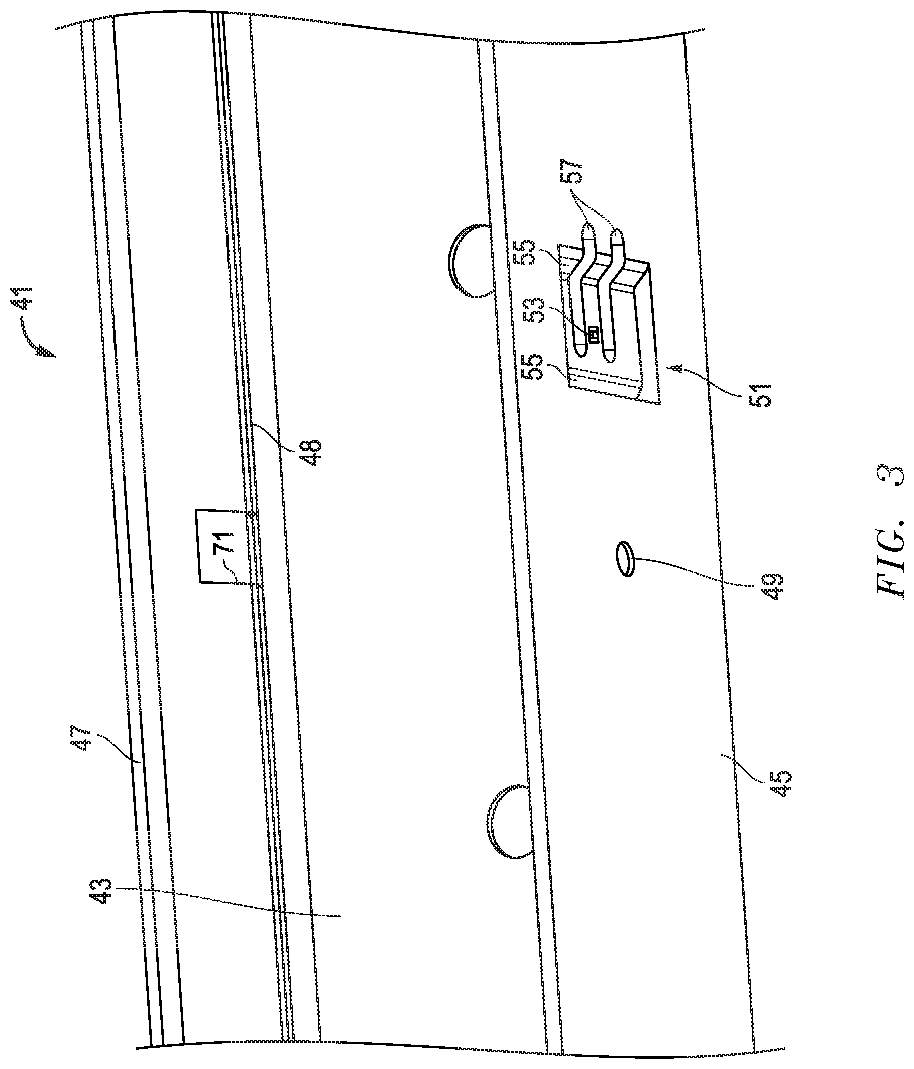 Patent US11773590 Figure 3 – System, method and apparatus for wall support of ceiling suspension grid