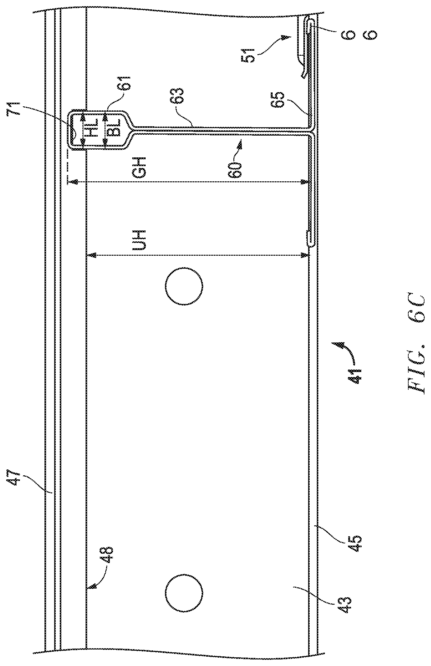 Patent US11773590 Figure 8 – System, method and apparatus for wall support of ceiling suspension grid