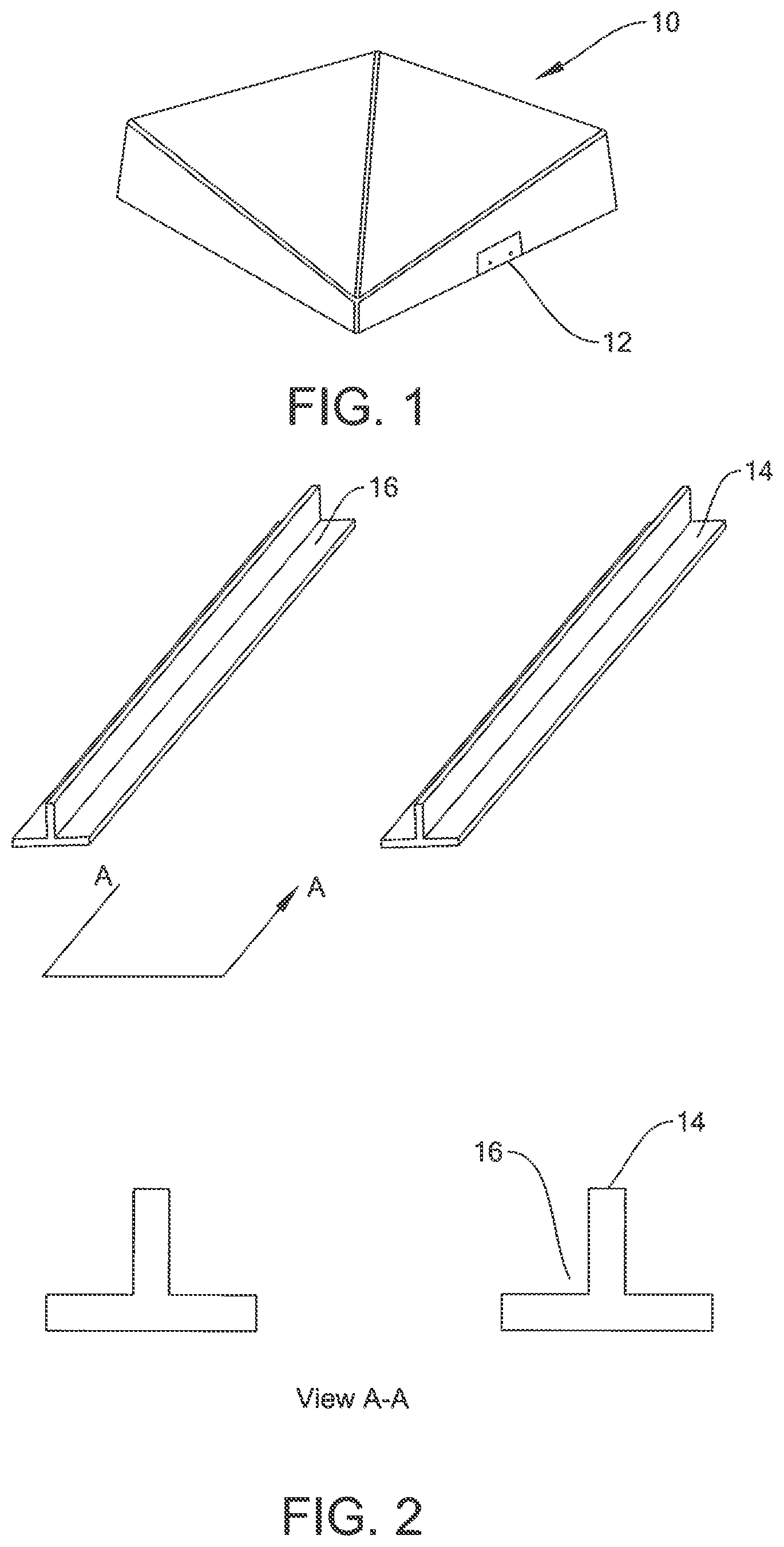 Patent US11773591 Figure 1 – Apparatus and system for dynamic acoustic ceiling system and methods thereof