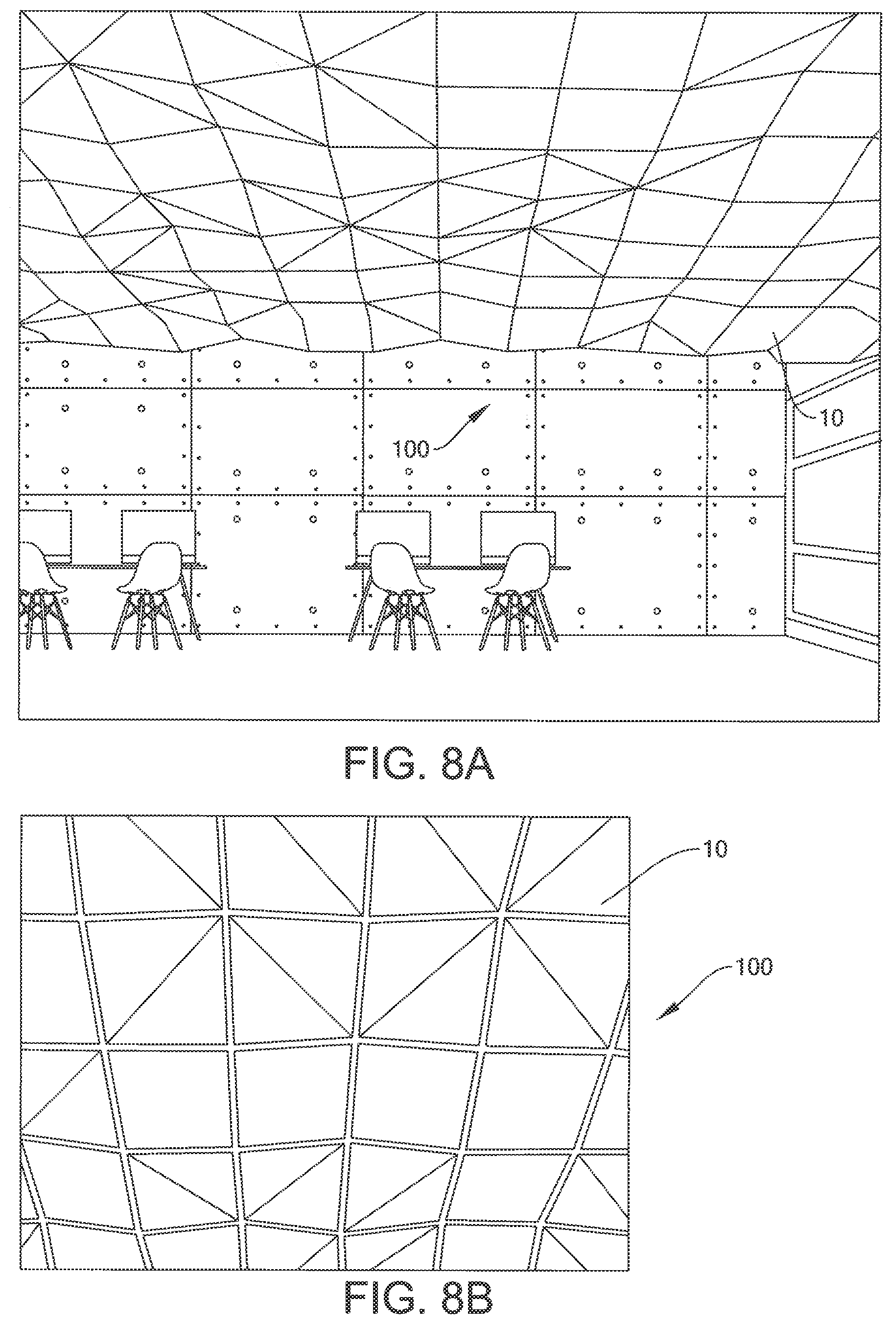 Patent US11773591 Figure 7 – Apparatus and system for dynamic acoustic ceiling system and methods thereof