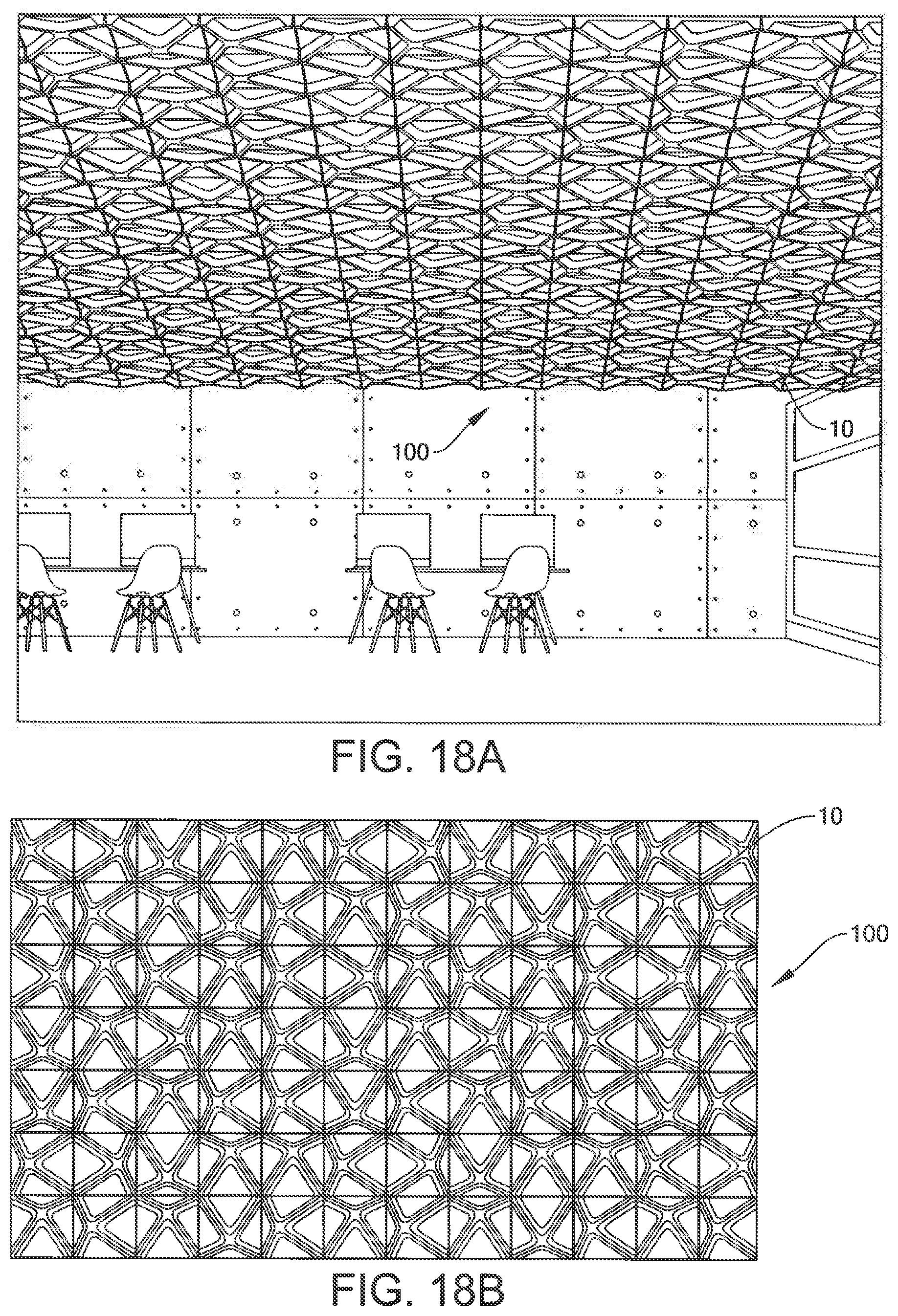 Patent US11773591 Figure 16 – Apparatus and system for dynamic acoustic ceiling system and methods thereof