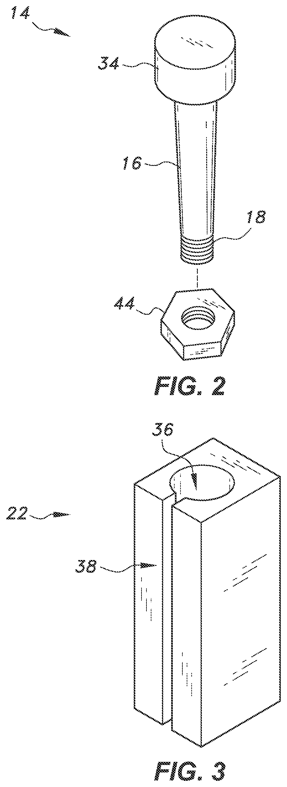 Patent US11773593 Figure 2 – Shear beam-column connection