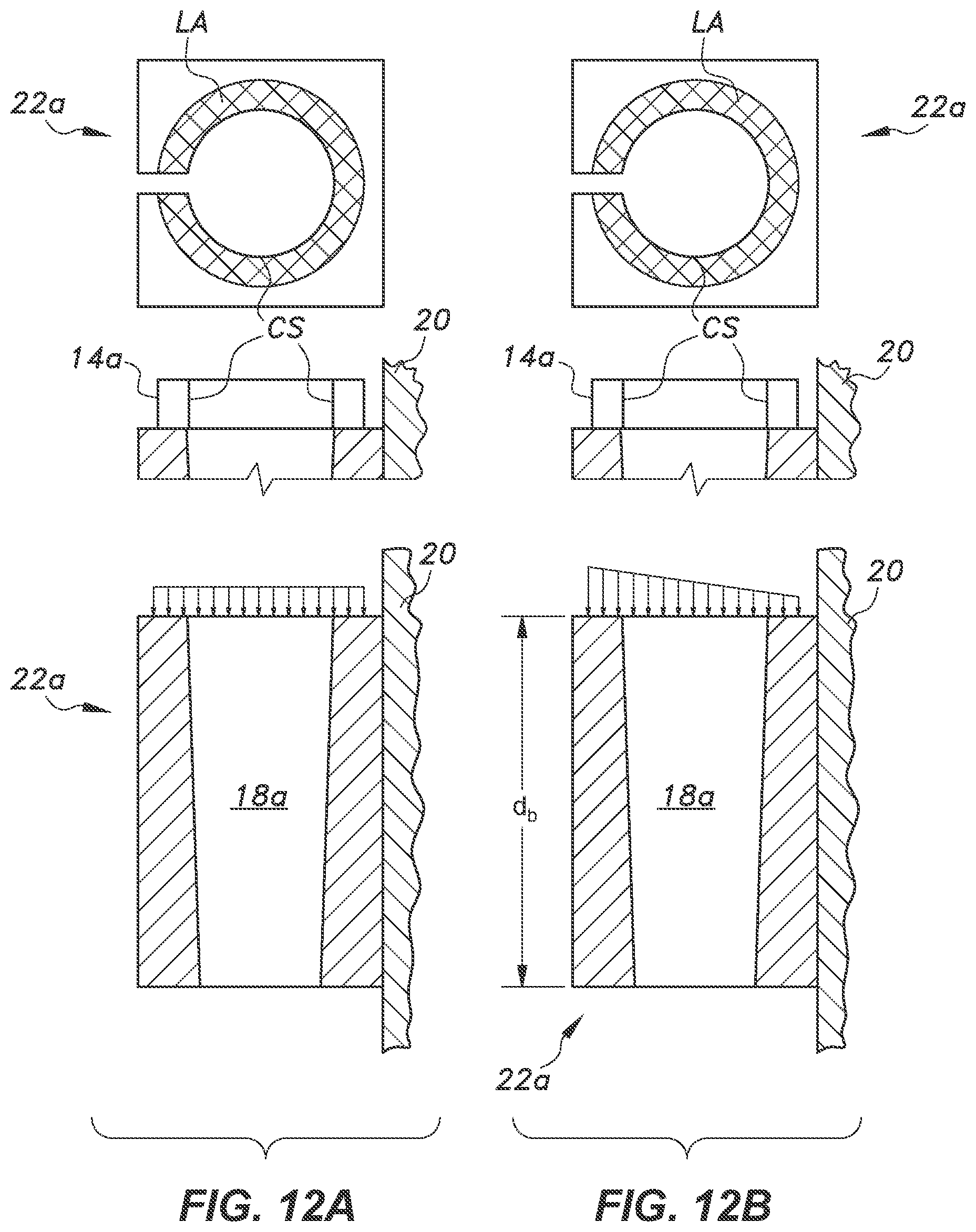 Patent US11773593 Figure 8 – Shear beam-column connection