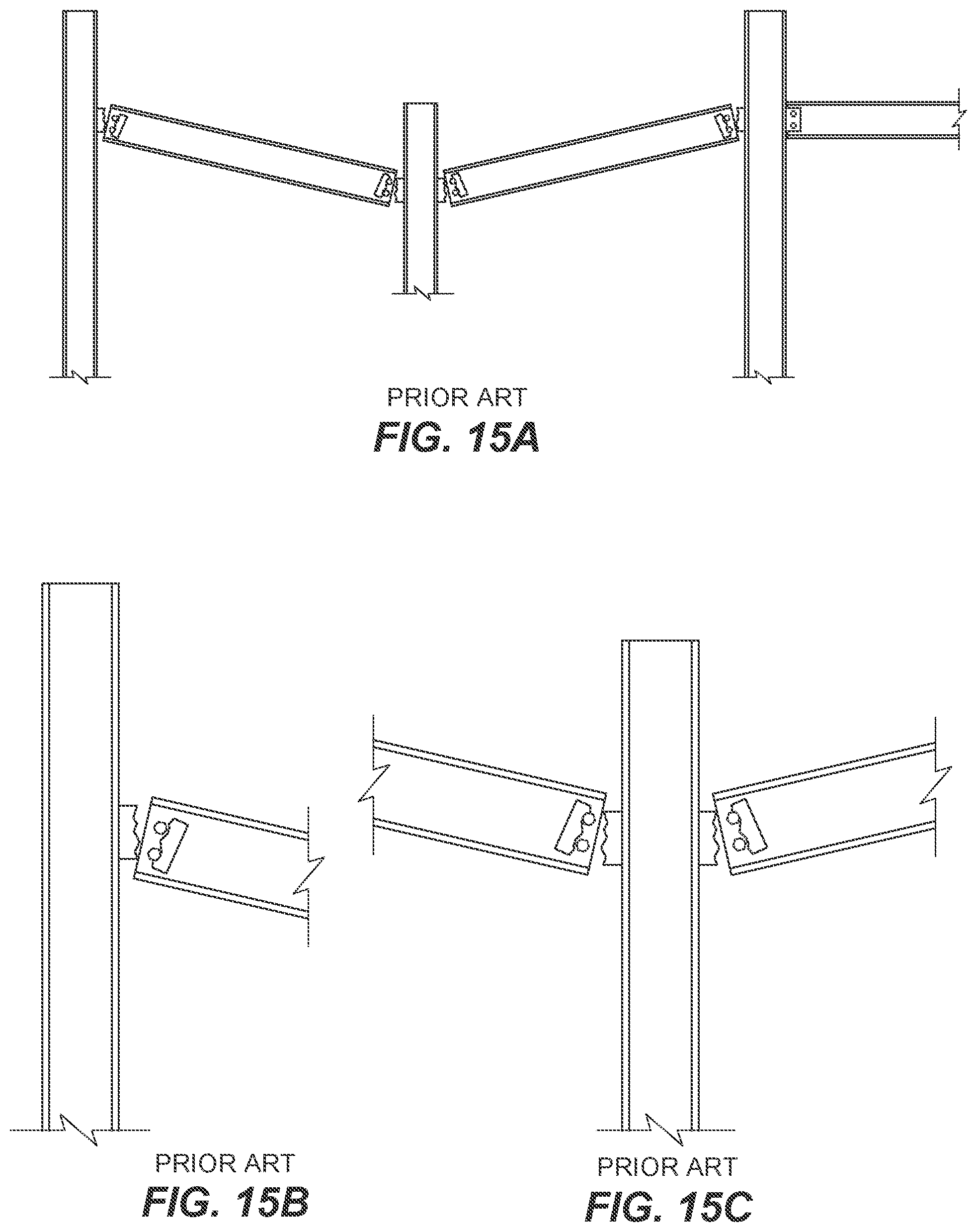 Patent US11773593 Figure 11 – Shear beam-column connection