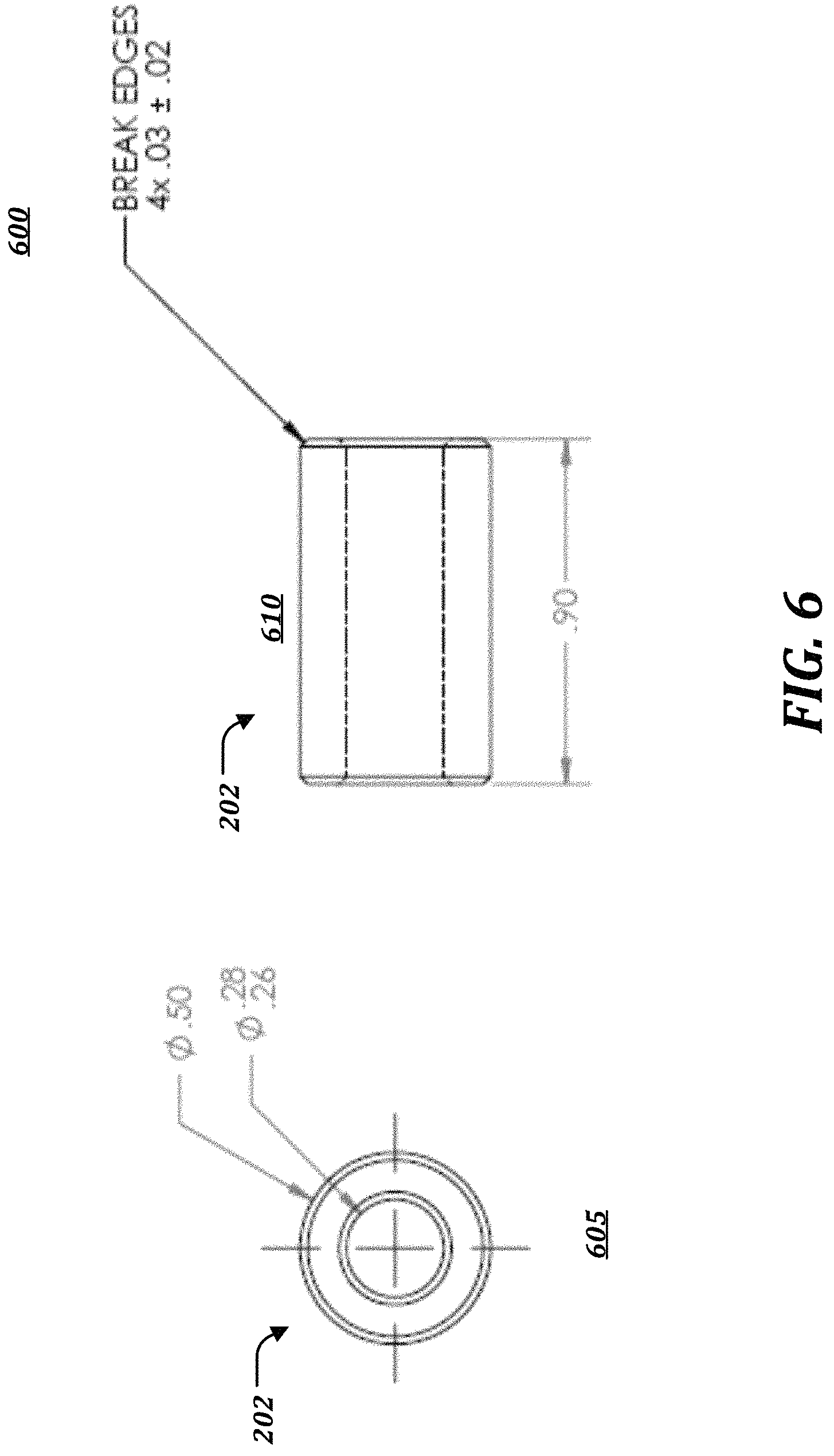 Patent US11773596 Figure 6 – Roof bracket and system and methods for using same