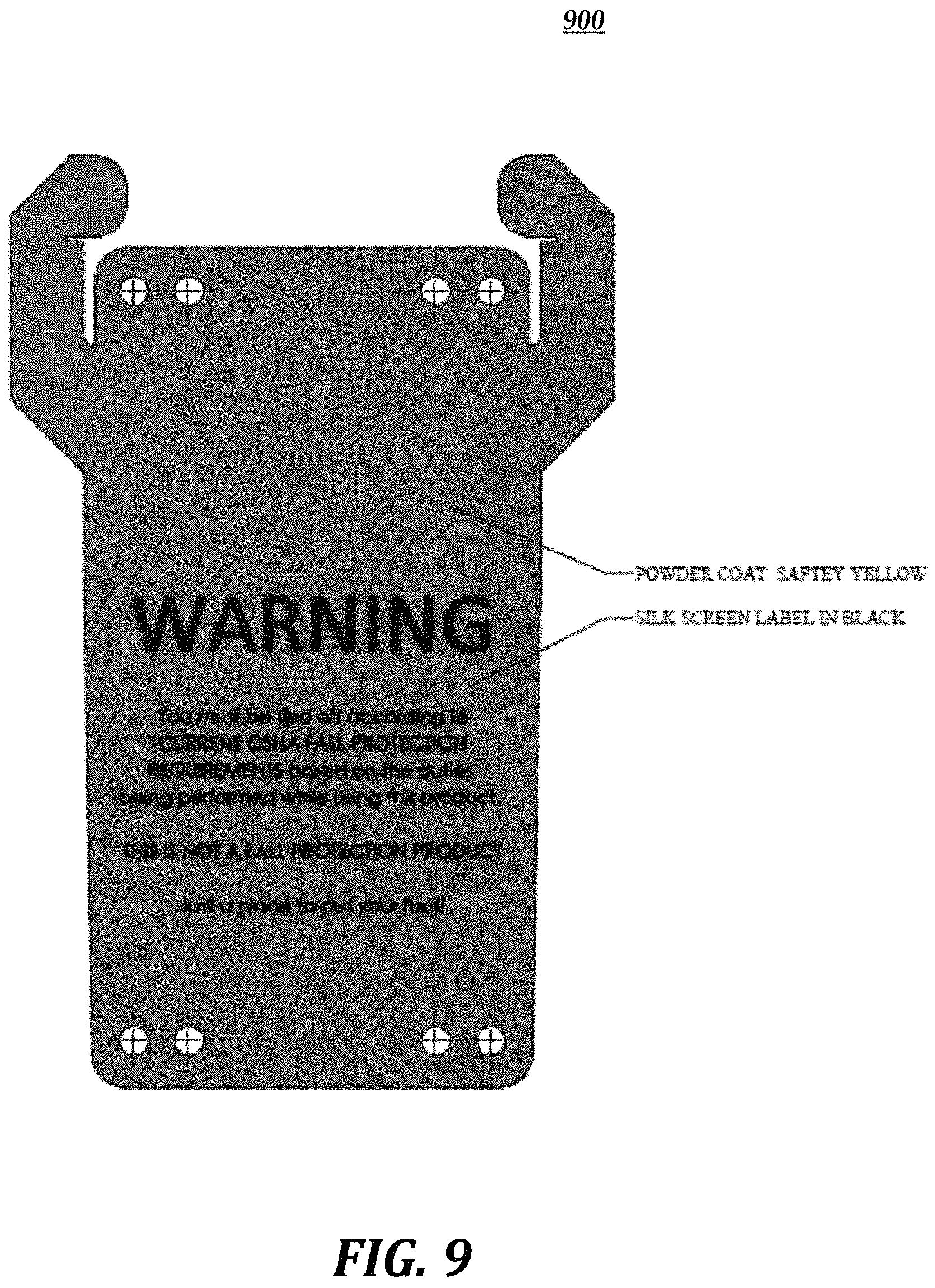 Patent US11773596 Figure 10 – Roof bracket and system and methods for using same