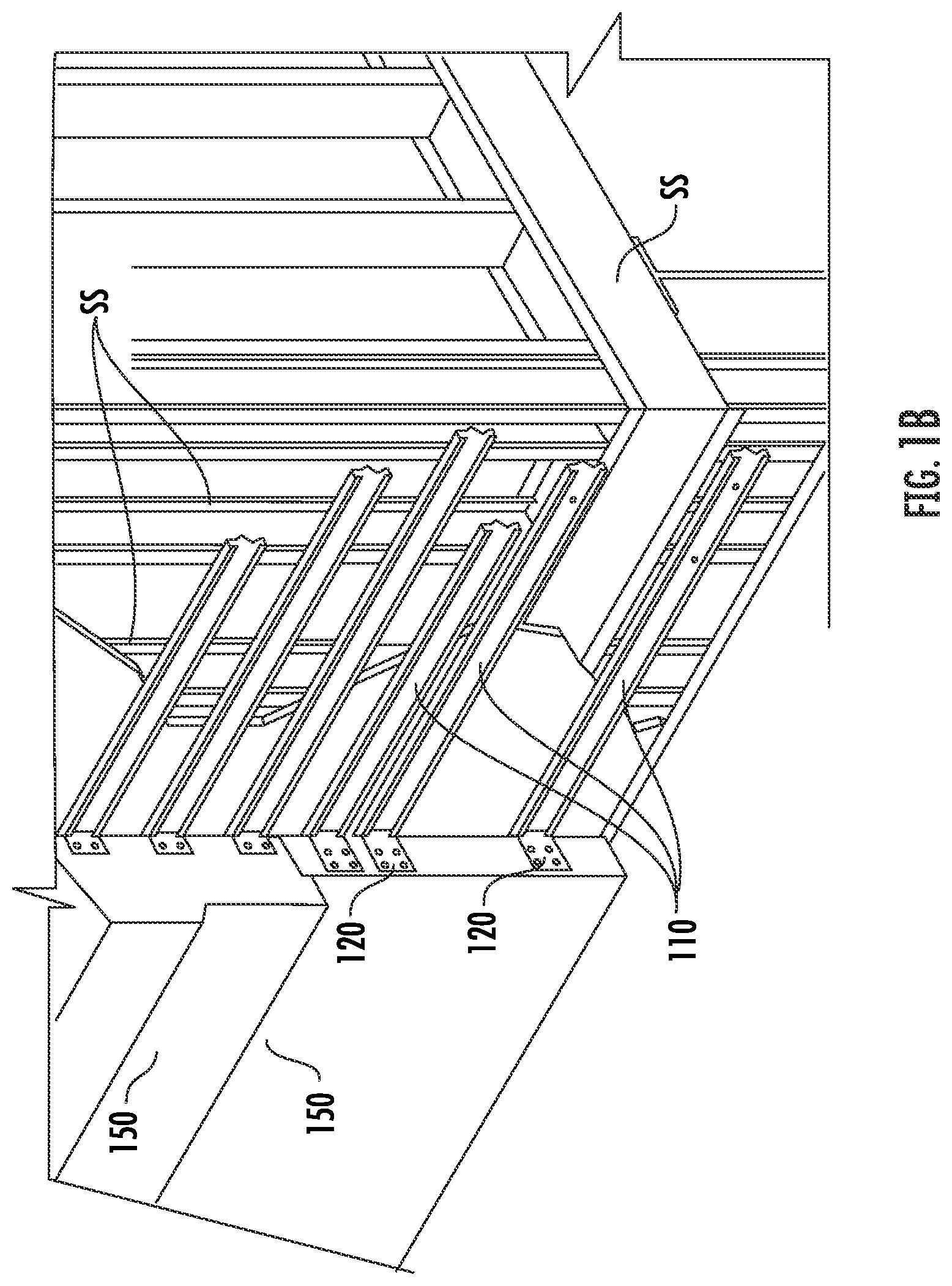 Patent US11773599 Figure 2 – Systems, devices, and methods for mounting a lightweight architectural masonry product to a building