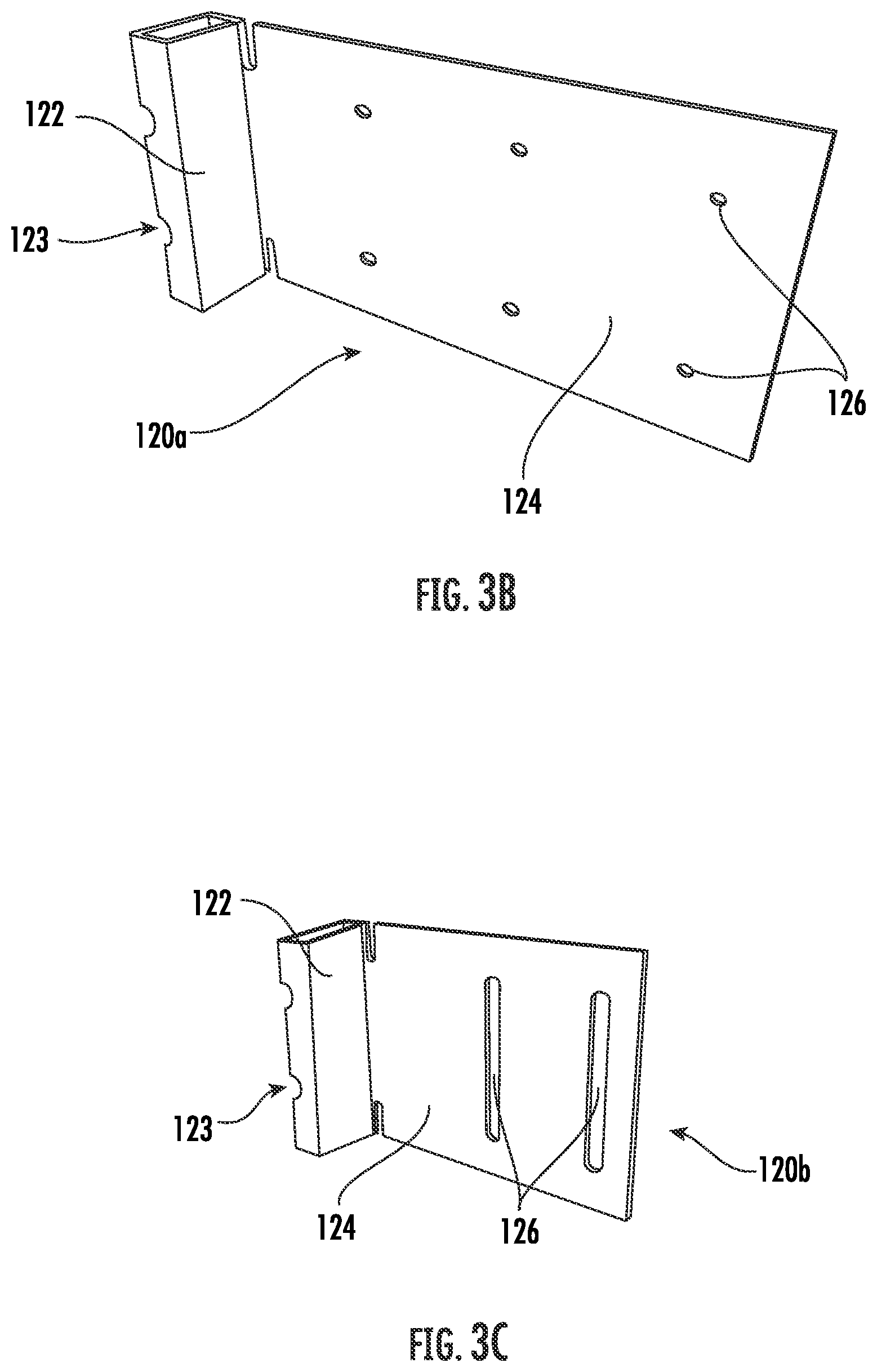 Patent US11773599 Figure 4 – Systems, devices, and methods for mounting a lightweight architectural masonry product to a building