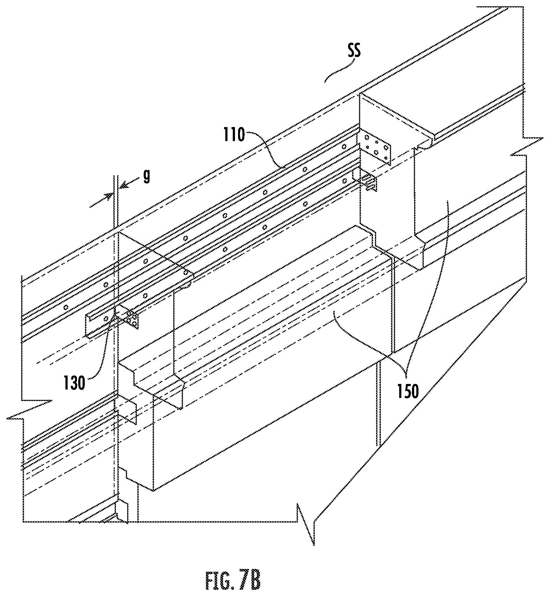 Patent US11773599 Figure 9 – Systems, devices, and methods for mounting a lightweight architectural masonry product to a building